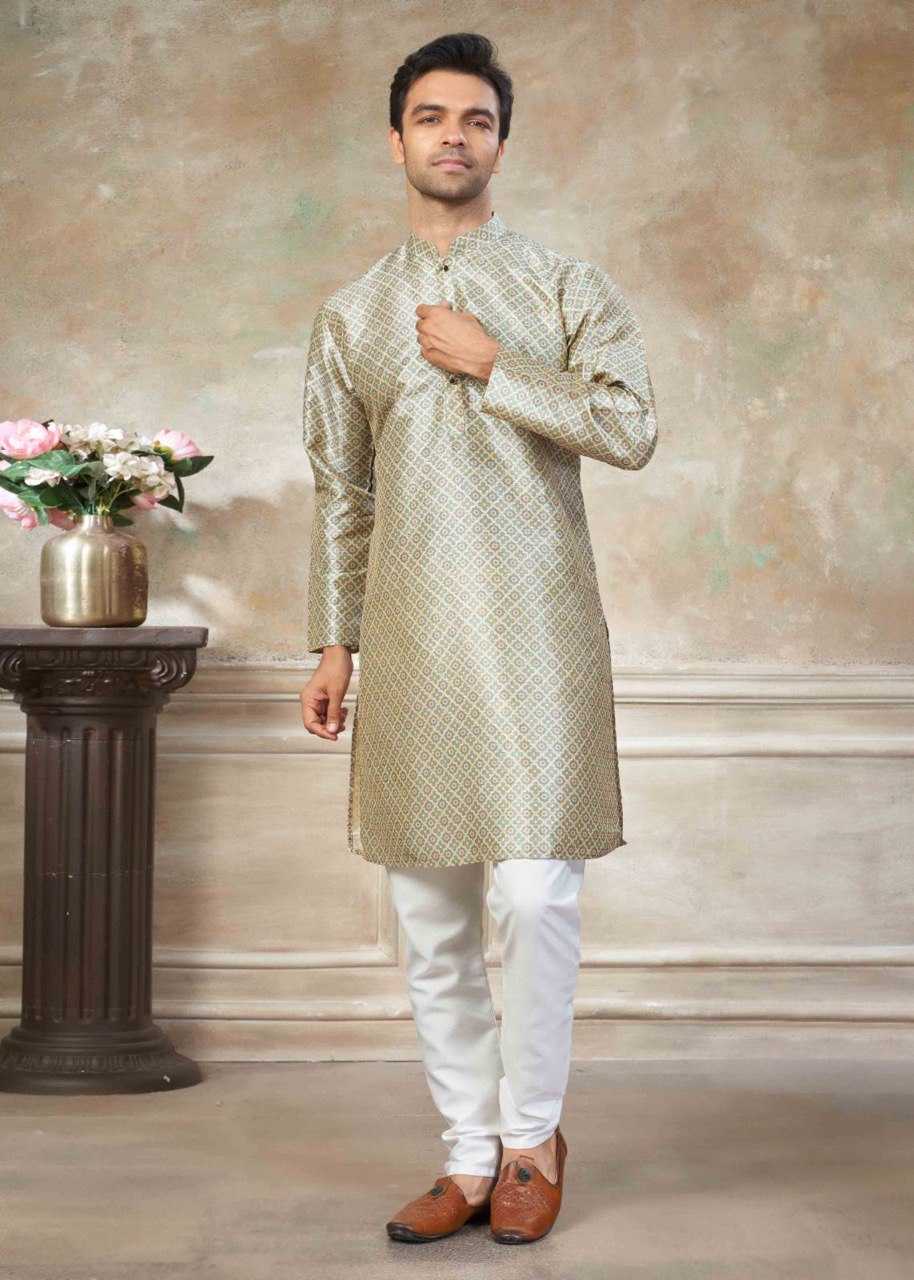 Ynf Premium Silk KESH650 Venmer Vol 140 Mens Wear Wholesale Mens Kurta Pyjama Men Short Kurta Men Wedding kurta Manufacturer- Kapda Export