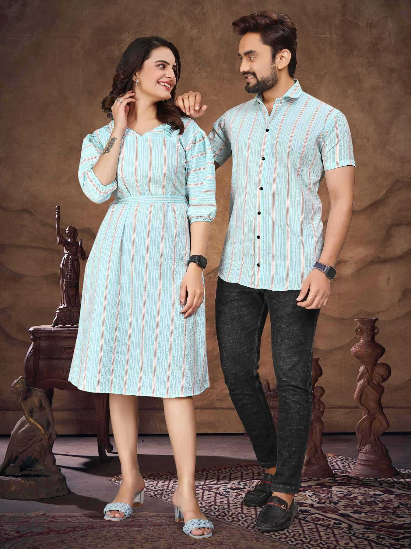 Ynf Pure Cotton KESH481 VEER-ZARA-2 Couple Wear Wholesale Couple Matching Ethnic Outfits Party Wear Couple Ethnic Collection Designer Ethnic Outfits for Couples Manufacturer- Kapda Export
