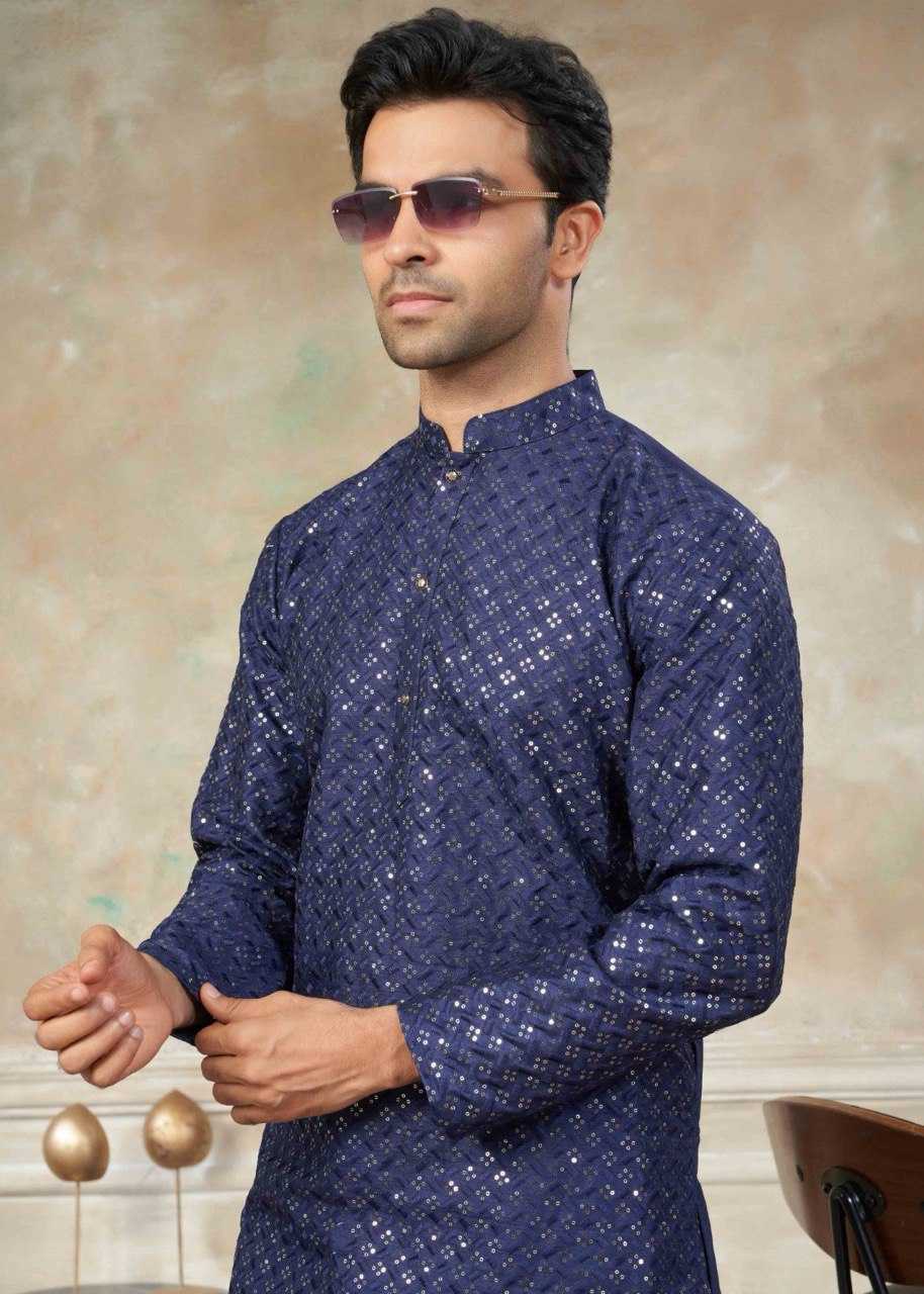 Ynf Silk KESH650 Venmer Vol 139 Mens Wear Wholesale Mens Kurta Pyjama Silk Kurta Men Wedding kurta Manufacturer- Kapda Export