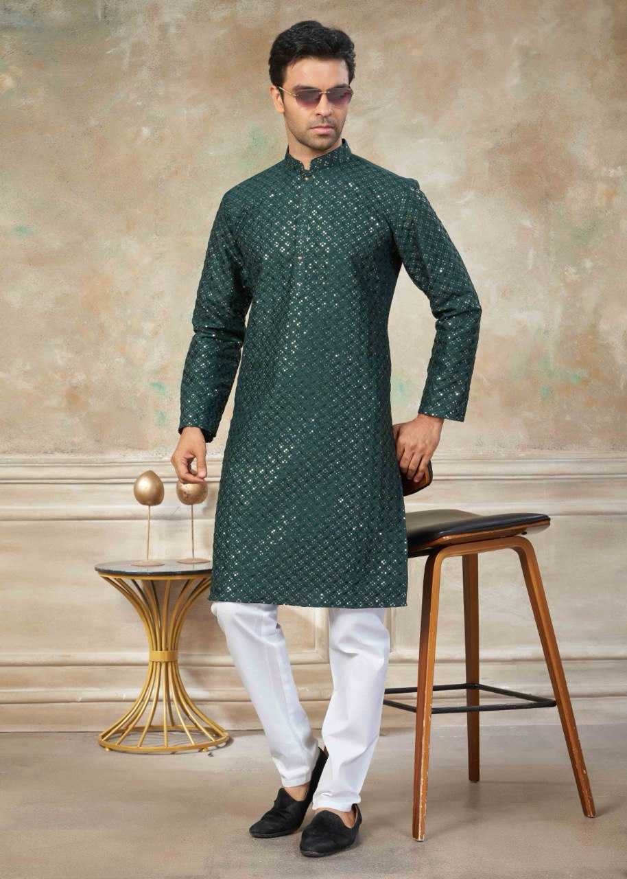 Ynf Silk KESH650 Venmer Vol 139 Mens Wear Wholesale Mens Kurta Pyjama Silk Kurta Men Wedding kurta Manufacturer- Kapda Export