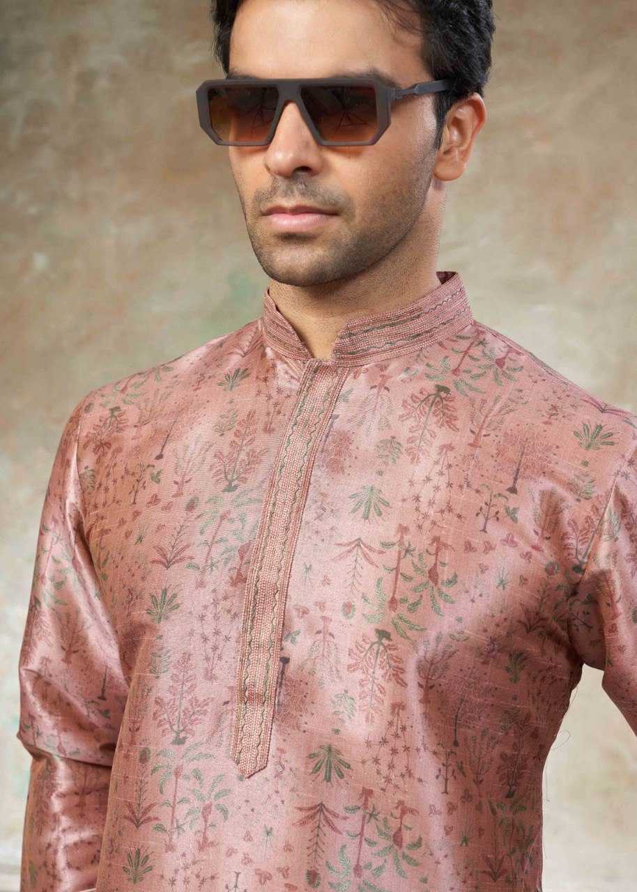 Ynf Silk KESH650 Wedding 40 Mens Wear Wholesale Mens Kurta Pyjama Silk Kurta Men Wedding kurta Manufacturer- Kapda Export