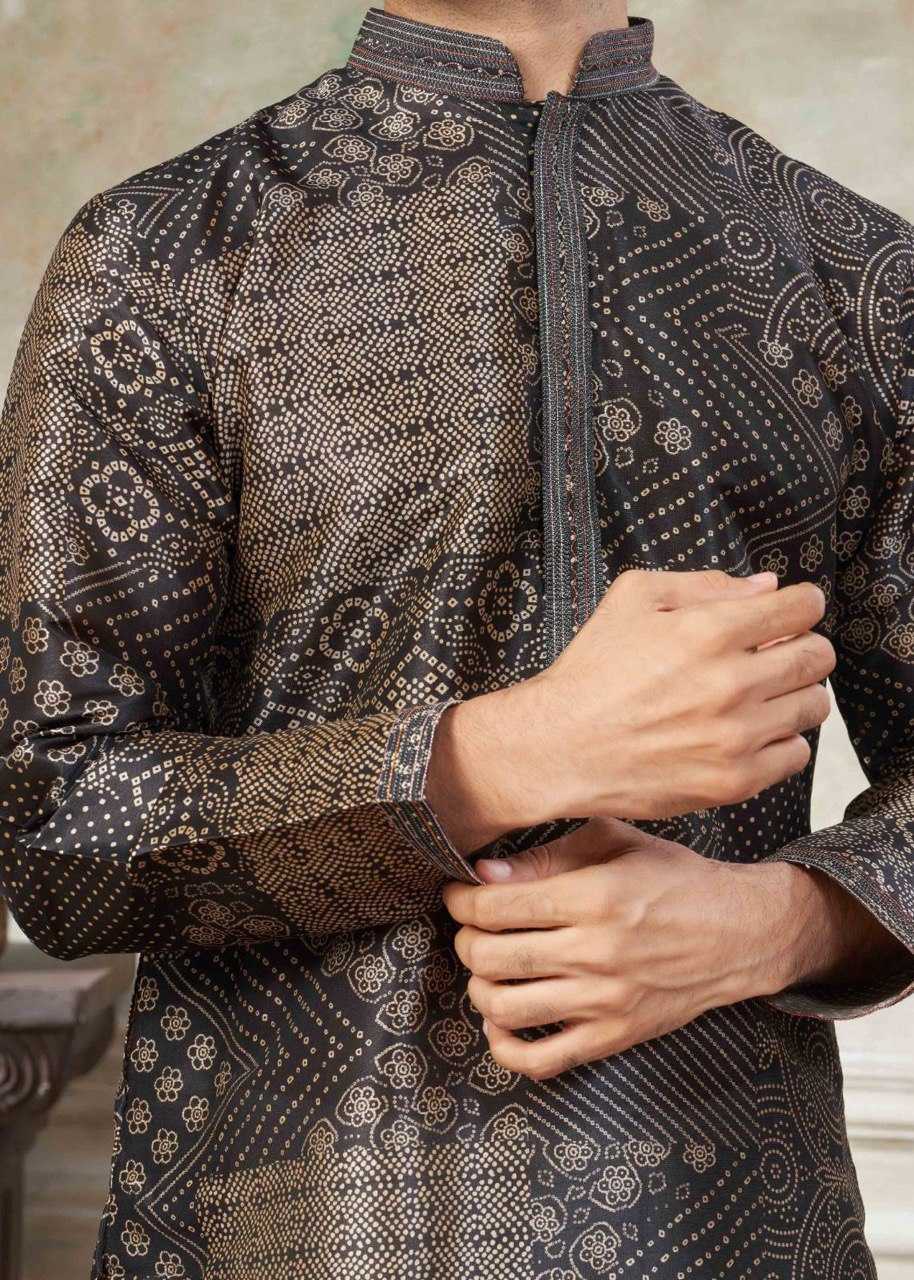 Ynf Silk KESH650 Wedding 40 Mens Wear Wholesale Mens Kurta Pyjama Silk Kurta Men Wedding kurta Manufacturer- Kapda Export