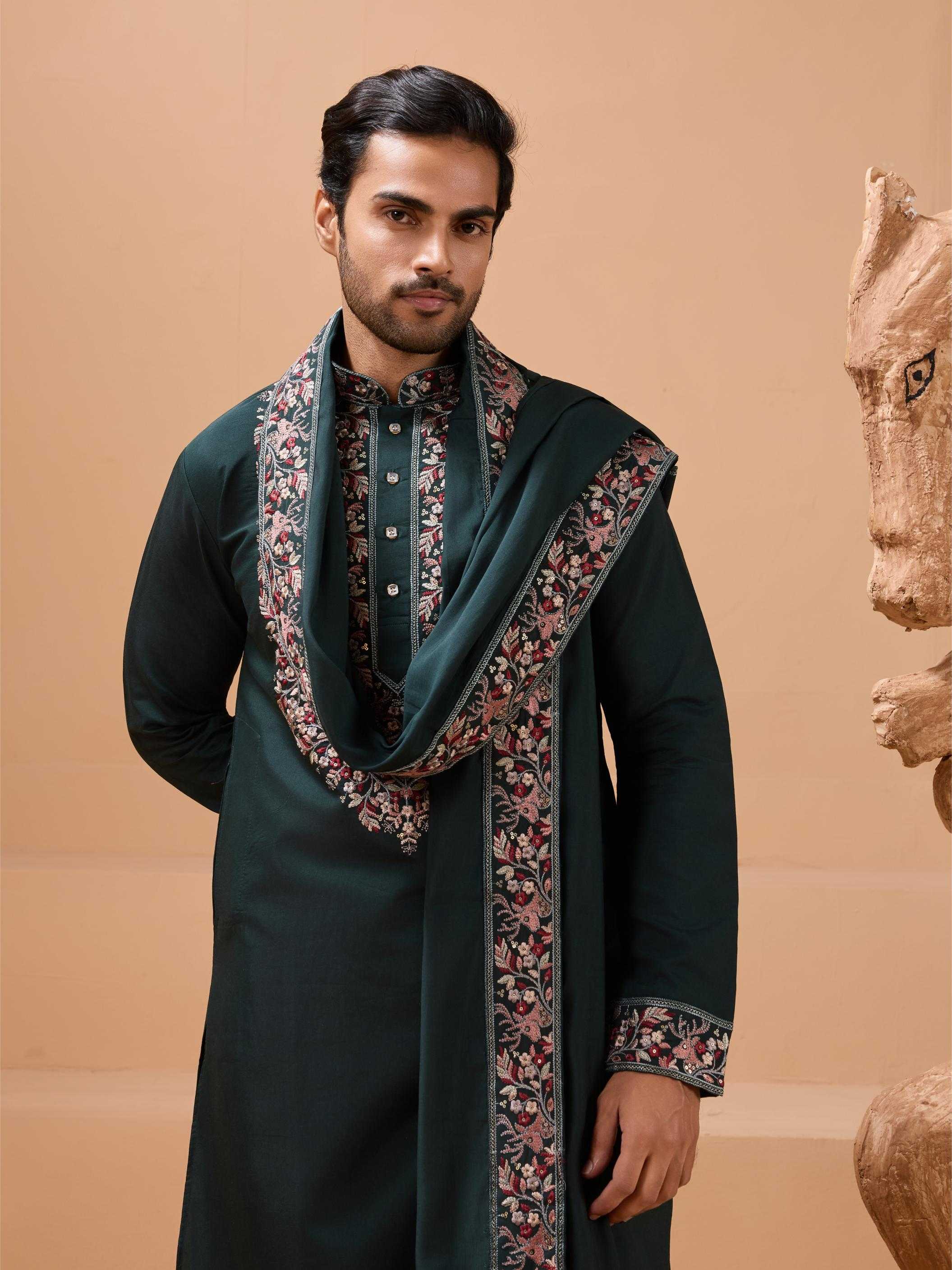 Ynf Silk RIN202 ROYAL LOOK Mens Wear Wholesale Mens Kurtas Mens Kurta Pyjama Silk Kurta Manufacturer- Kapda Export