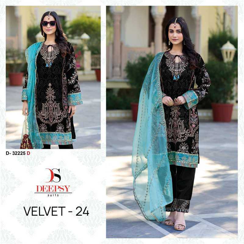 Ynf Velvet KESH530 DEEPSY 32225 Suits & Dresses Festive Collections Wholesale Velvet Suits Party wear suits Eid Collections Manufacturer- Kapda Export