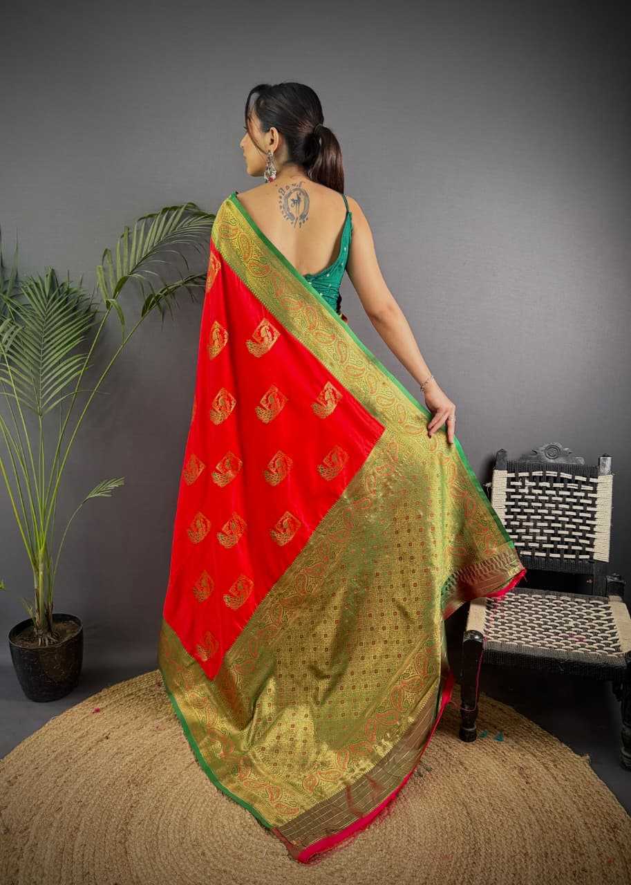 Ynf Banarasi Soft Silk KESH663 Ferrari Sarees Wholesale Designer Sarees Zari Border Sarees Golden Sarees Manufacturer- Kapda Export