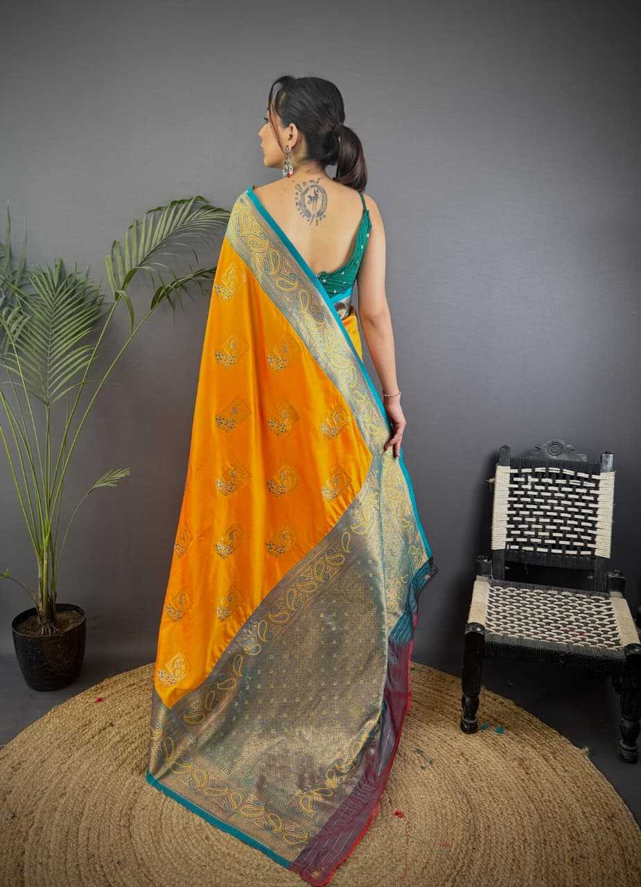 Ynf Banarasi Soft Silk KESH663 Ferrari Sarees Wholesale Designer Sarees Zari Border Sarees Golden Sarees Manufacturer- Kapda Export