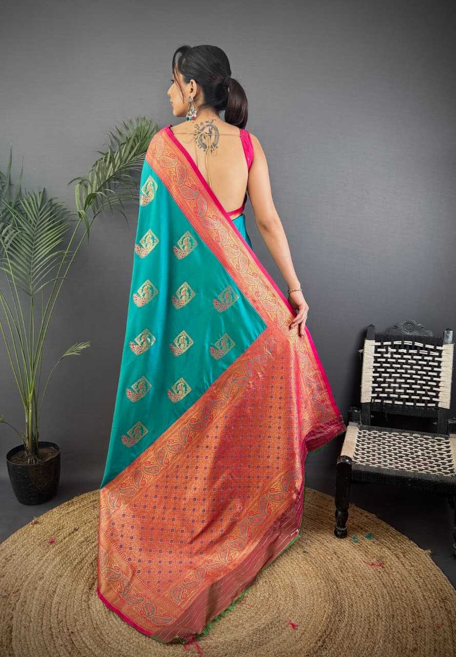 Ynf Banarasi Soft Silk KESH663 Ferrari Sarees Wholesale Designer Sarees Zari Border Sarees Golden Sarees Manufacturer- Kapda Export