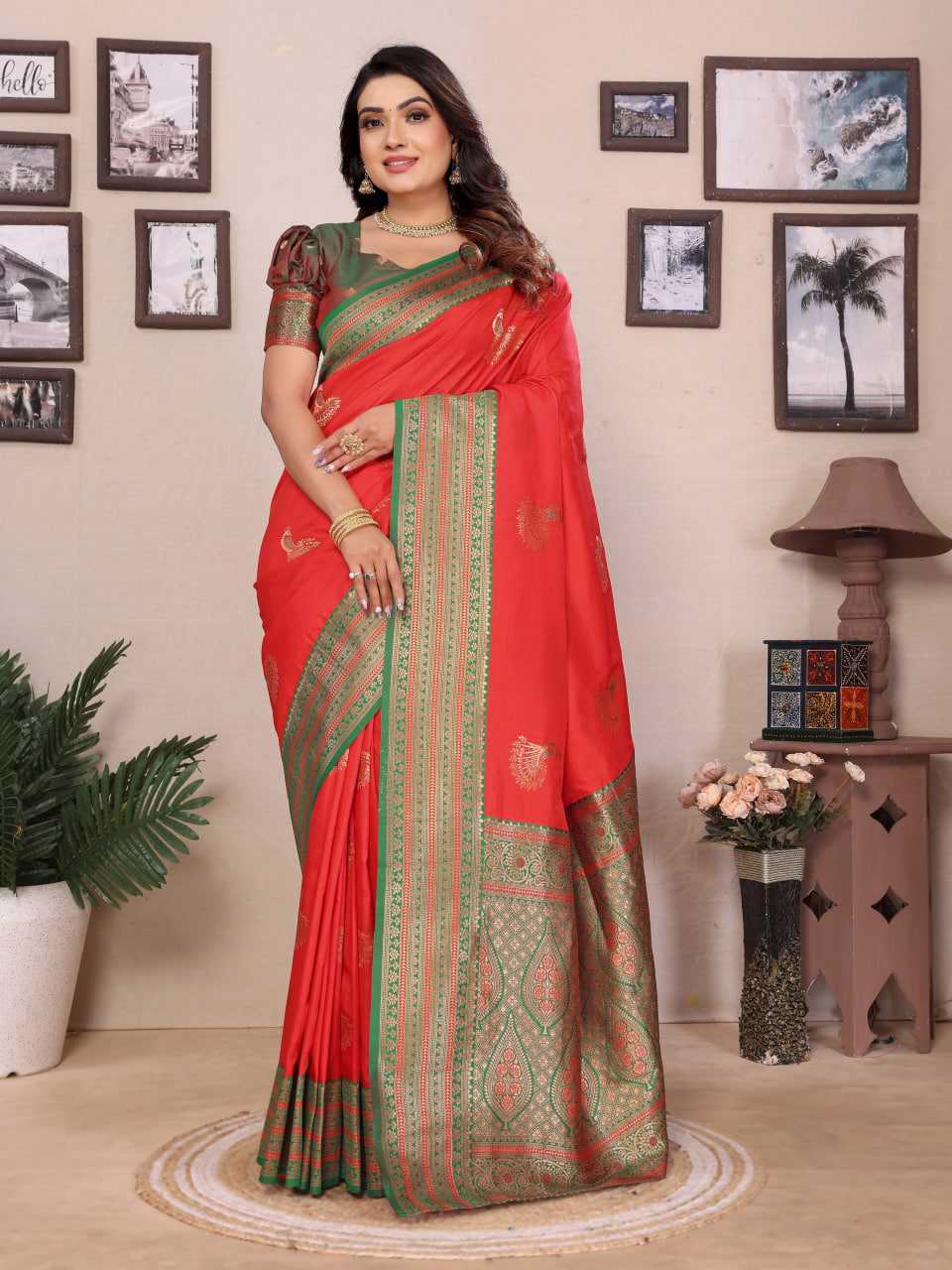 Ynf Banarasi Soft Silk KESH663 Fronx Sarees Wholesale Designer Sarees Zari Border Sarees Golden Sarees Manufacturer- Kapda Export