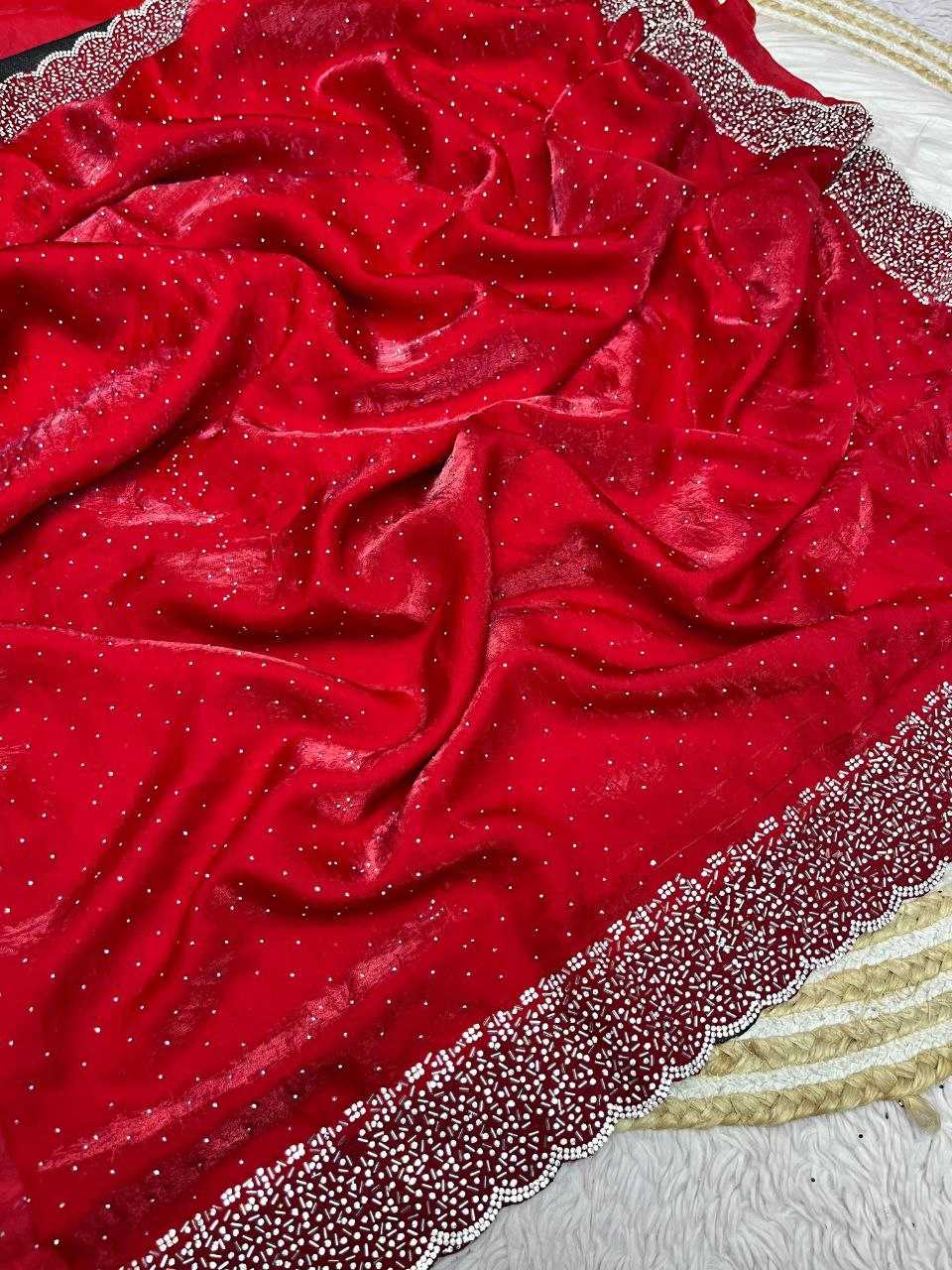 Ynf Blooming RIN230 612 Sarees Festive Collections Wholesale Swarovski Sarees Silk Sarees Sarees With Blouse Manufacturer- Kapda Export