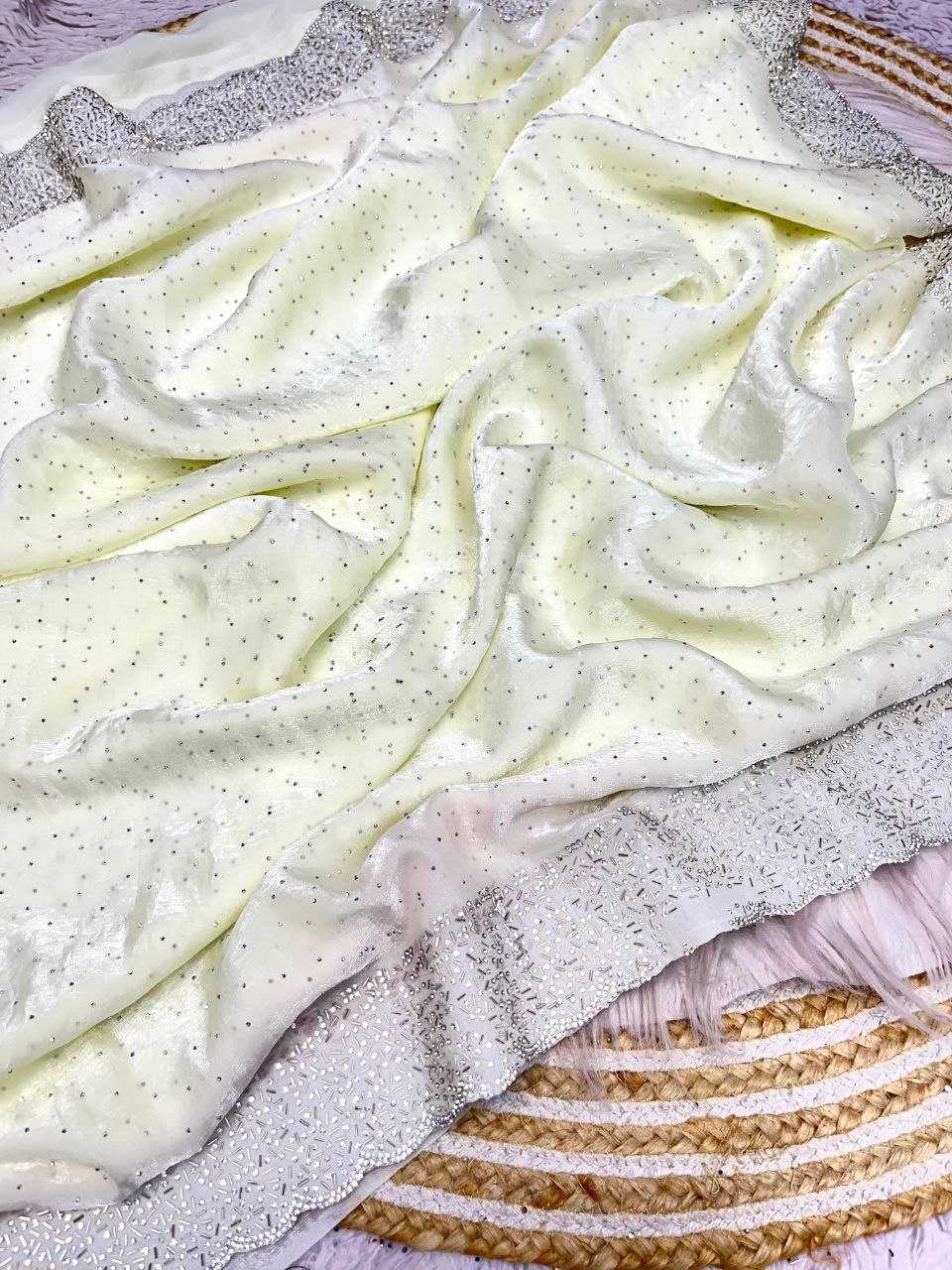 Ynf Blooming RIN230 612 Sarees Festive Collections Wholesale Swarovski Sarees Silk Sarees Sarees With Blouse Manufacturer- Kapda Export