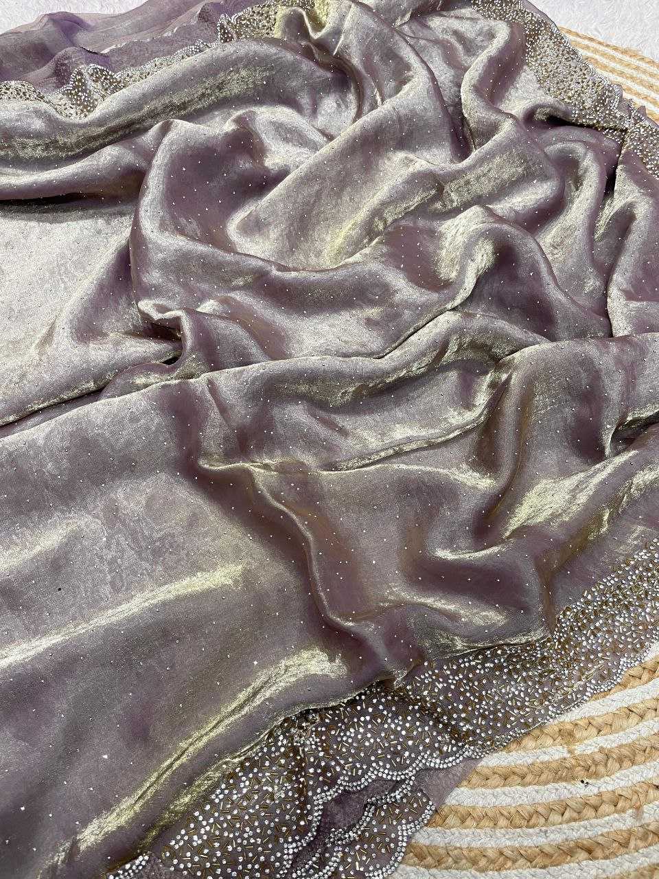 Ynf Blooming RIN230 612 Sarees Festive Collections Wholesale Swarovski Sarees Silk Sarees Sarees With Blouse Manufacturer- Kapda Export