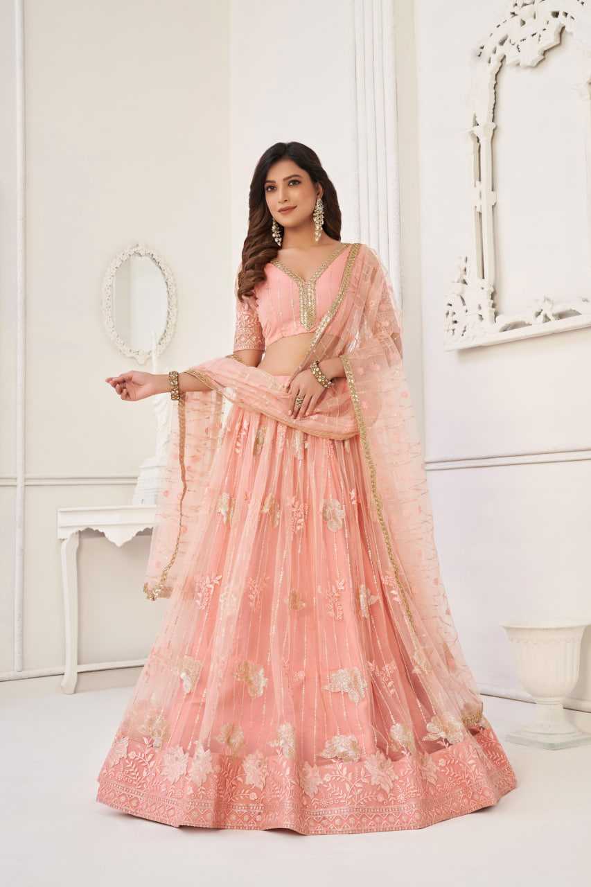 Ynf Butterfly Net KESH648 1198 Lehengas Wedding Collections Wholesale Designer Lehenga Net Lehenga Choli Lehenga With Blouse Manufacturer- Kapda Export