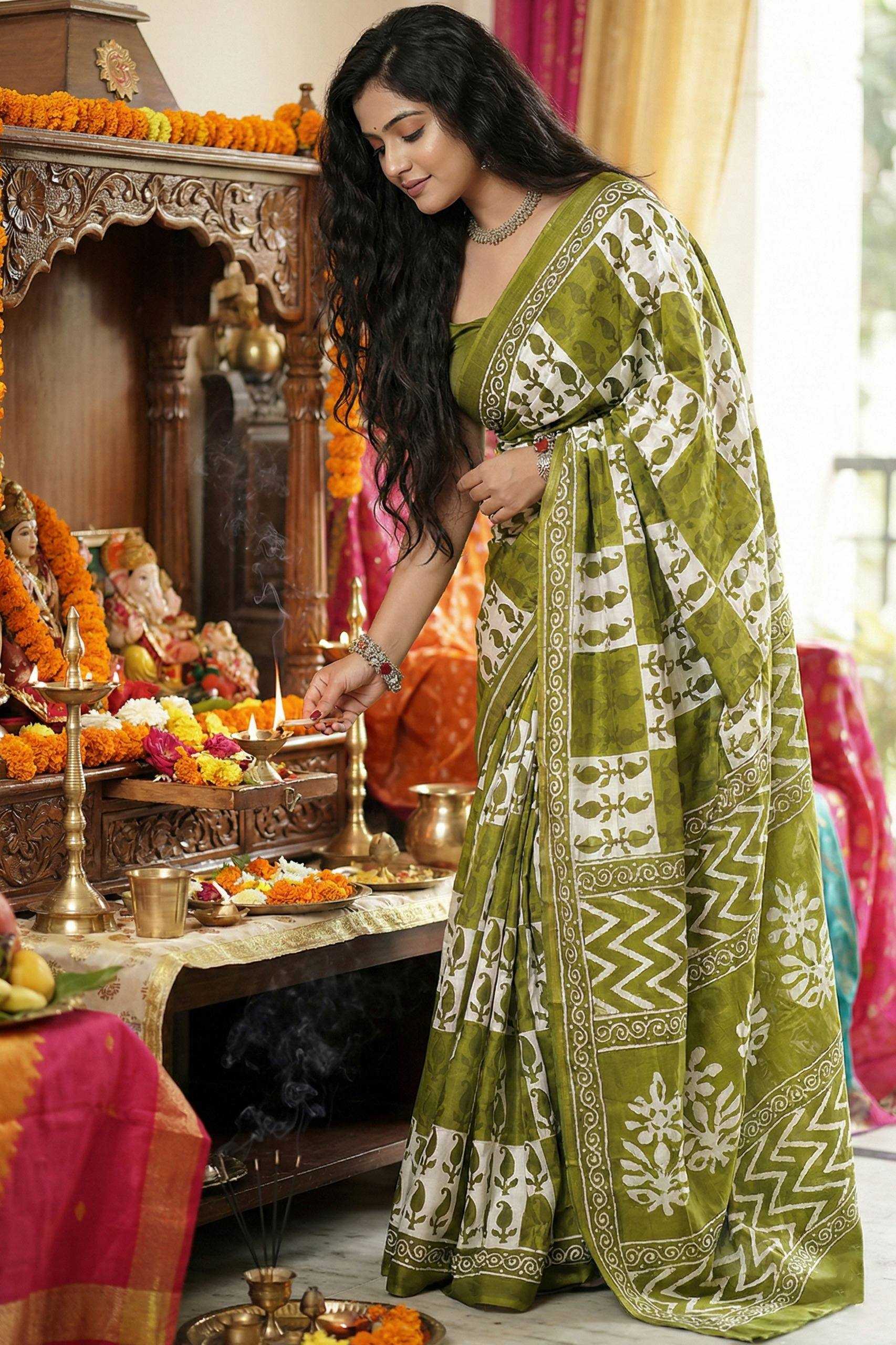 Ynf Cotton RIN229 78-MISS JULIYANA 2 Sarees Wholesale Ajrakh Sarees Block Print Sarees Traditional Sarees Manufacturer- Kapda Export