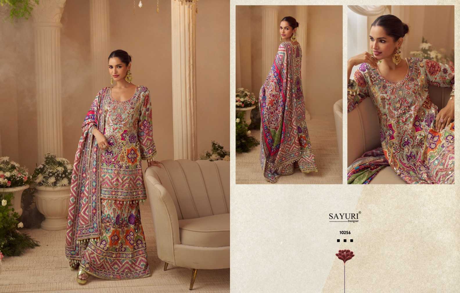 Ynf Crepe Silk KESH709 SAYURI SARTHI 10255 Kurti Wholesale Festive Kurtis Ethnic Kurtis Long Kurtis Manufacturer- Kapda Export