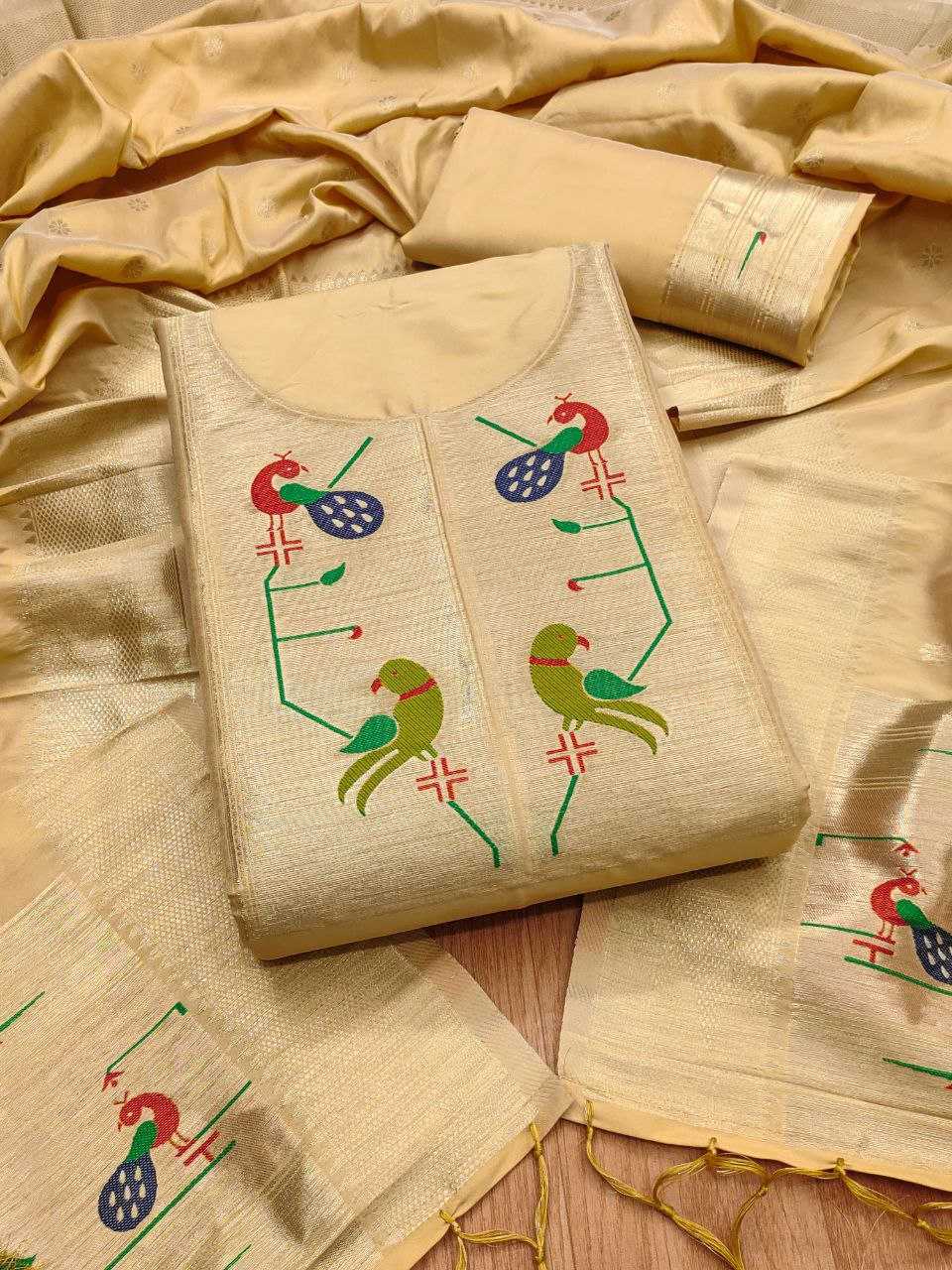 Ynf Fancy KESH714 001 Suits & Dresses Wholesale Ladies Suits Unstitched Suits Party wear suits Manufacturer- Kapda Export