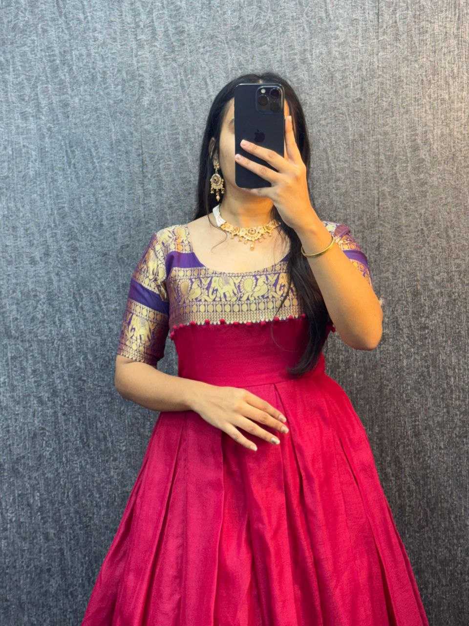 Ynf Fancy RIN102 THALAPATHY Gowns Festive Collections Wholesale Fancy Gowns Anarkali Gown Pongal Collections Manufacturer- Kapda Export