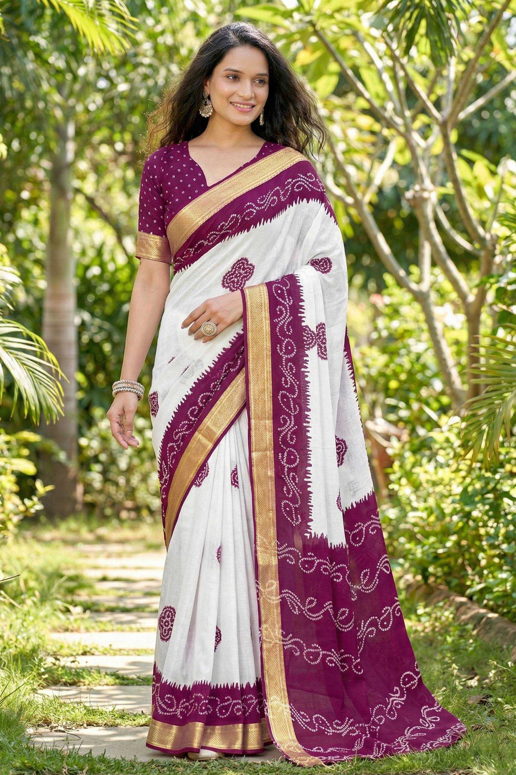 Ynf Fancy RIN229 94-BANDHNI Sarees Wholesale Party Wear Sarees Block Print Sarees Bandhani Sarees Manufacturer- Kapda Export