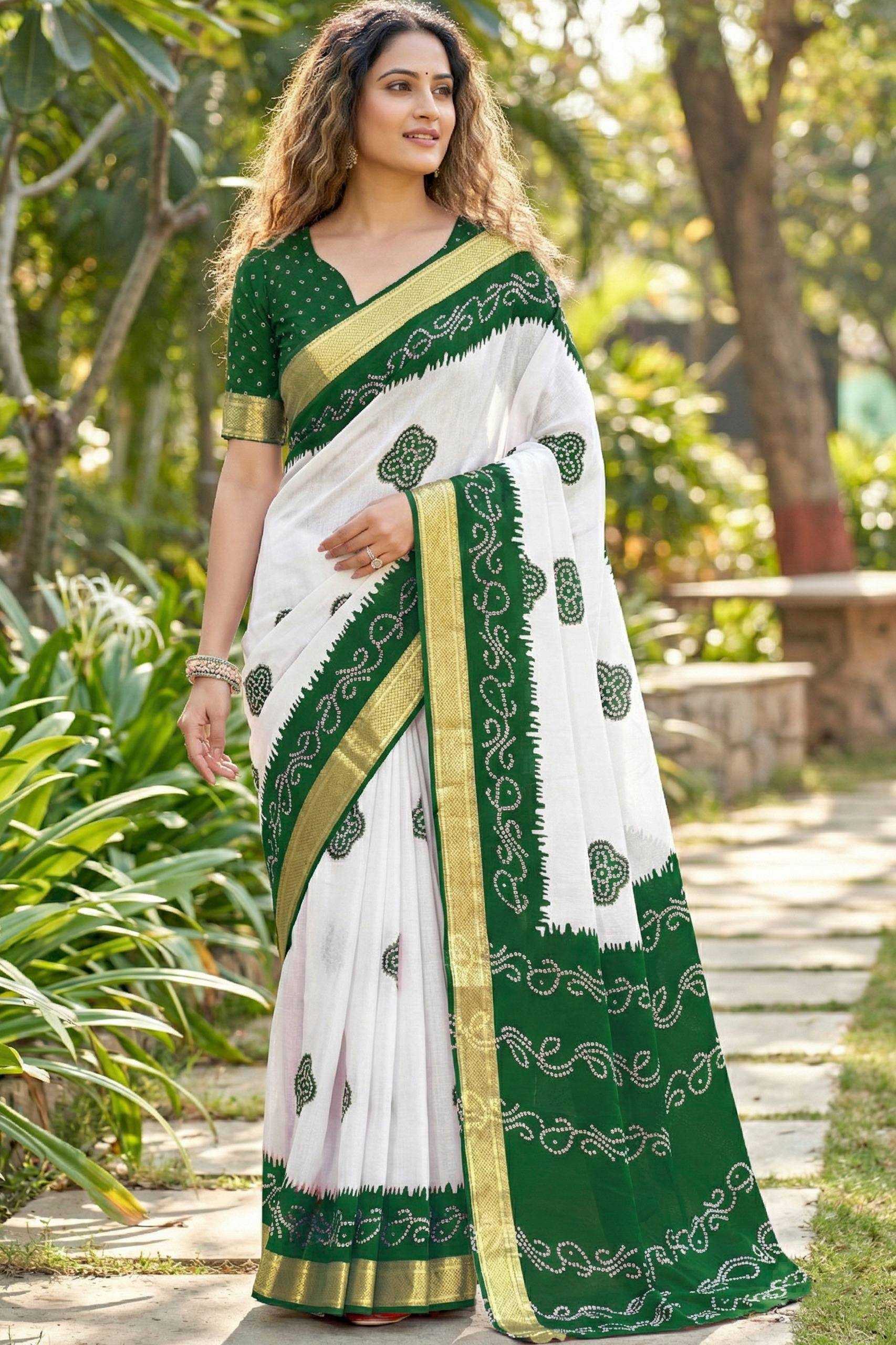 Ynf Fancy RIN229 94-BANDHNI Sarees Wholesale Party Wear Sarees Block Print Sarees Bandhani Sarees Manufacturer- Kapda Export