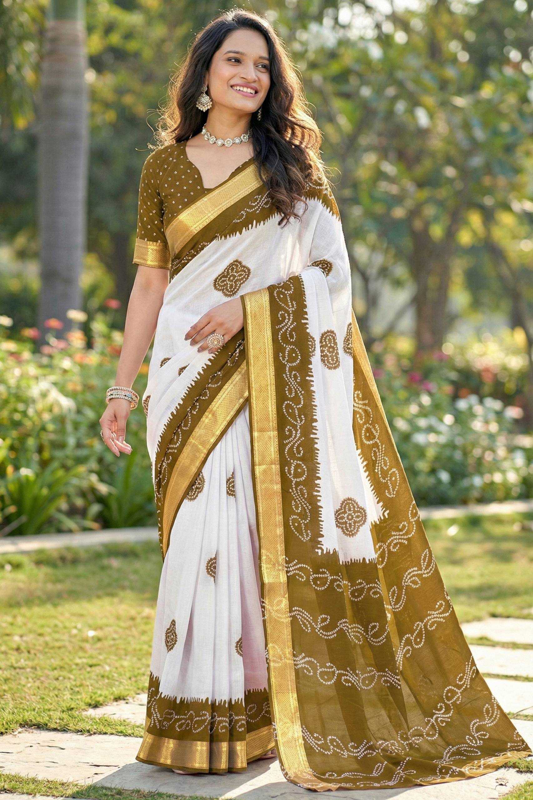 Ynf Fancy RIN229 94-BANDHNI Sarees Wholesale Party Wear Sarees Block Print Sarees Bandhani Sarees Manufacturer- Kapda Export