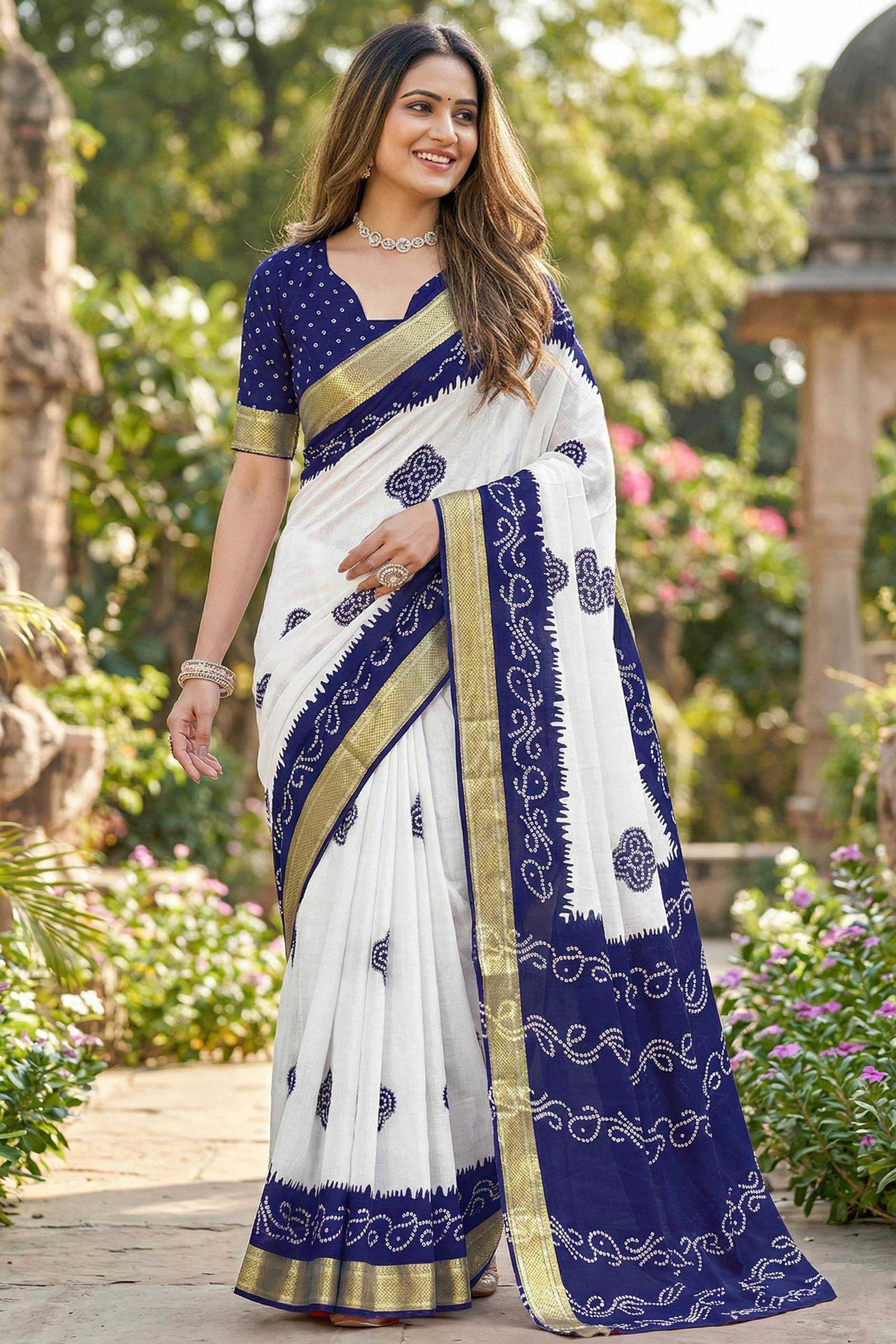 Ynf Fancy RIN229 94-BANDHNI Sarees Wholesale Party Wear Sarees Block Print Sarees Bandhani Sarees Manufacturer- Kapda Export