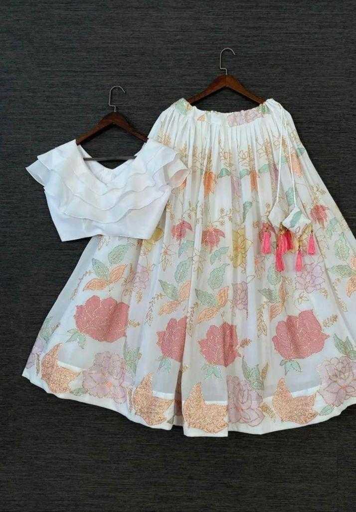 Ynf Faux Georgette RIN235 anita Kids Wear Wholesale Kids Ethnic Wear Kids Traditional Outfits Kids Lehenga Choli Manufacturer- Kapda Export