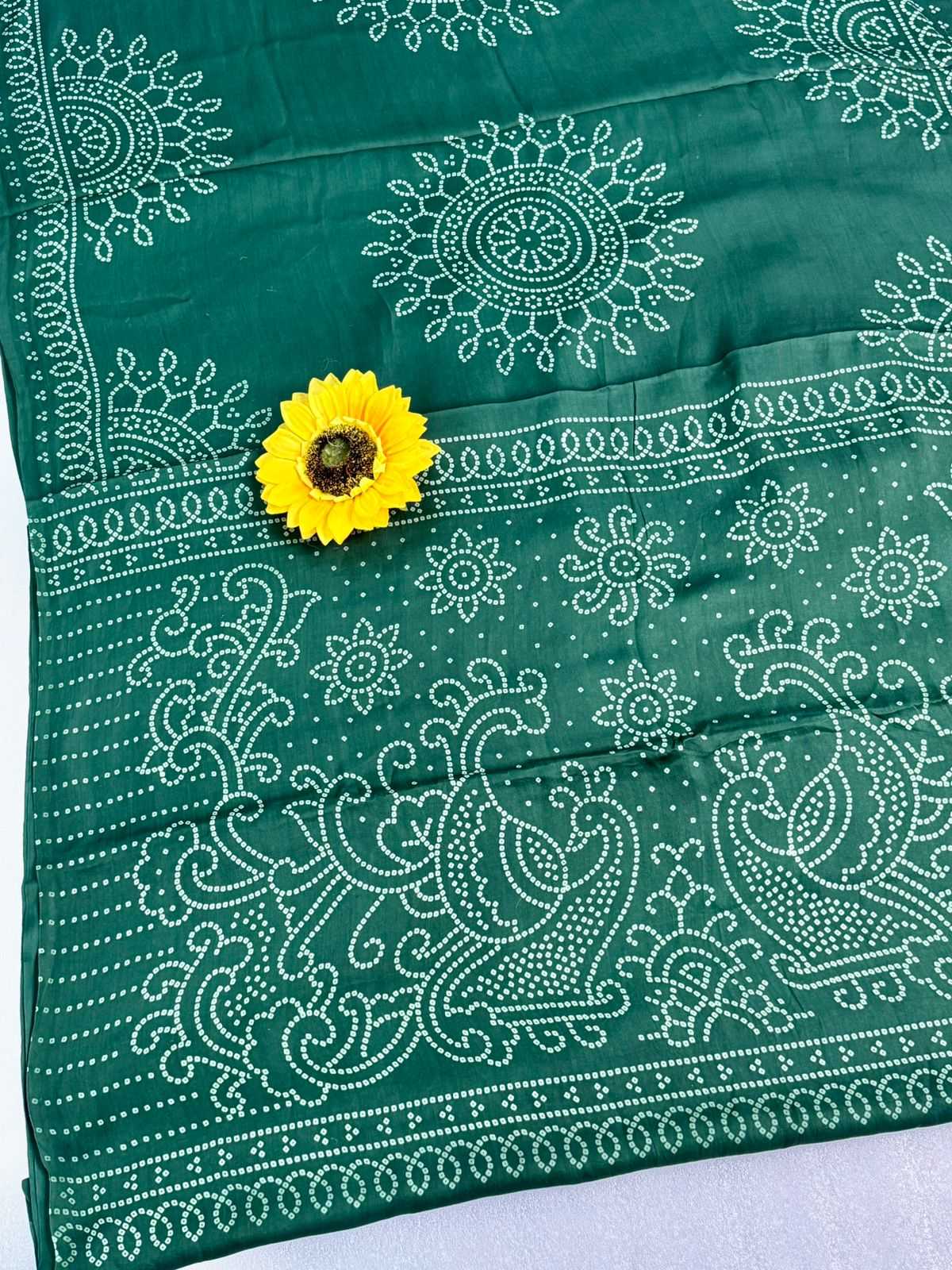 Ynf Gajji Silk KESH576 220 Sarees Festive Collections Wholesale Bandhani Bandhej Sarees Hand Printed Saree Silk Sarees Manufacturer- Kapda Export