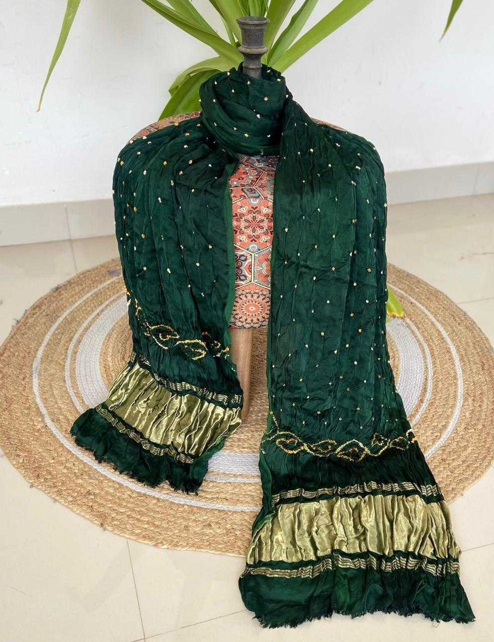 Ynf Gajji Silk KESH576 RISH Duppatas Wholesale Gajji Modal Dupattas Printed Duppata Net Duppata Manufacturer- Kapda Export