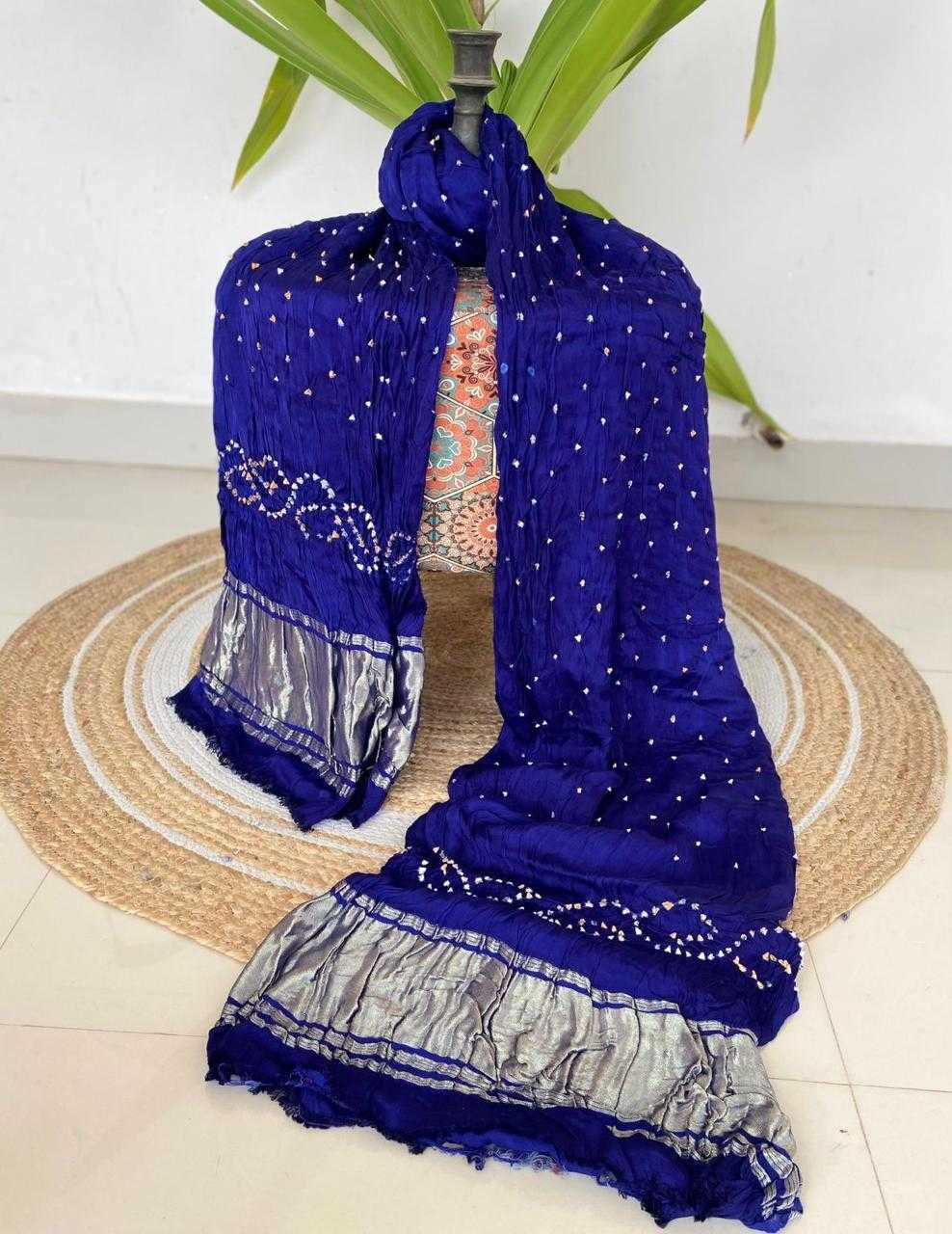 Ynf Gajji Silk KESH576 RISH Duppatas Wholesale Gajji Modal Dupattas Printed Duppata Net Duppata Manufacturer- Kapda Export