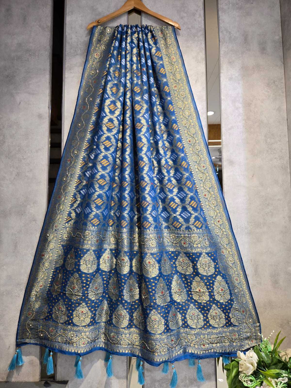 Ynf Georgette KESH580 LATIKA Duppatas Wholesale Gajji Modal Dupattas Printed Duppata Net Duppata Manufacturer- Kapda Export