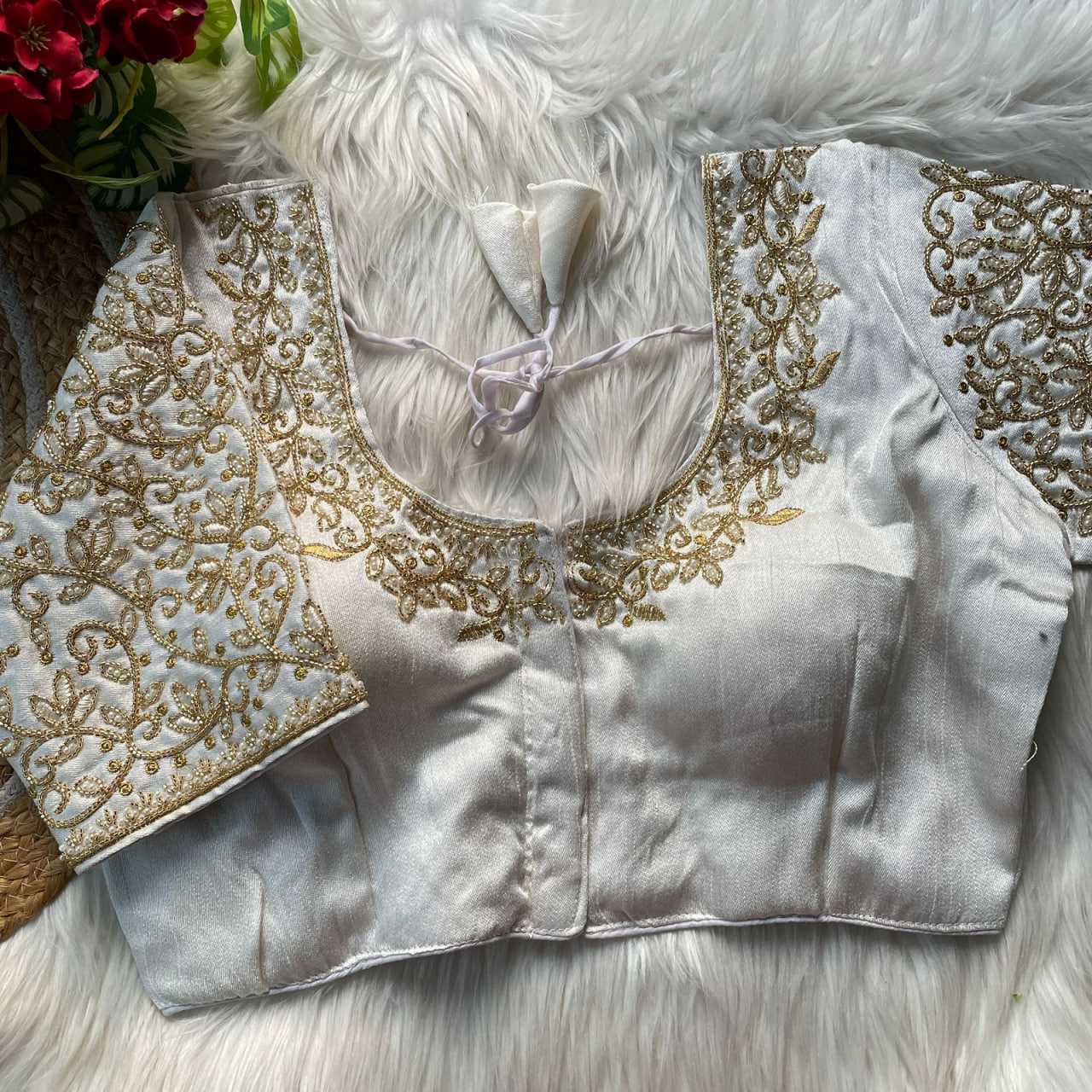 Ynf Heavy Roman Silk KESH426 159 Readymade Blouses Wedding Collections Wholesale Designer Blouse Party Wear Blouse Silk Blouse Manufacturer- Kapda Export