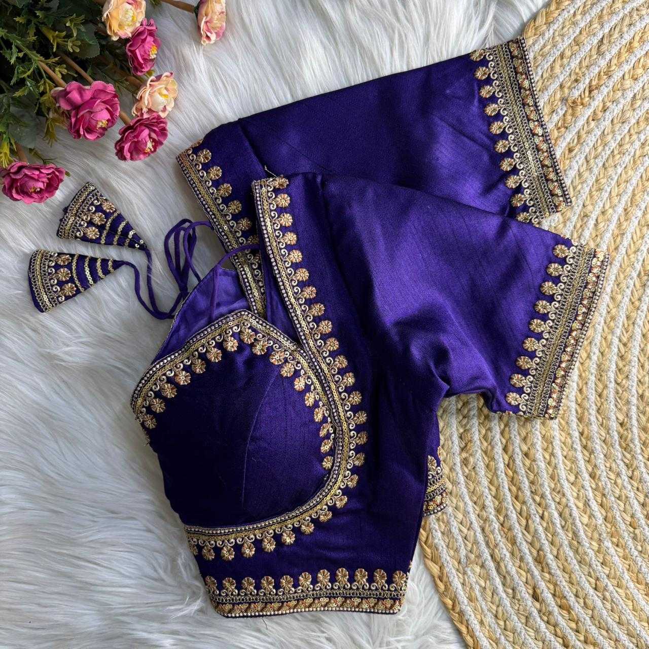 Ynf Italian Silk KESH645 Italian Silk Readymade Blouses Wholesale Blouse Party Wear Blouse Silk Blouse Manufacturer- Kapda Export