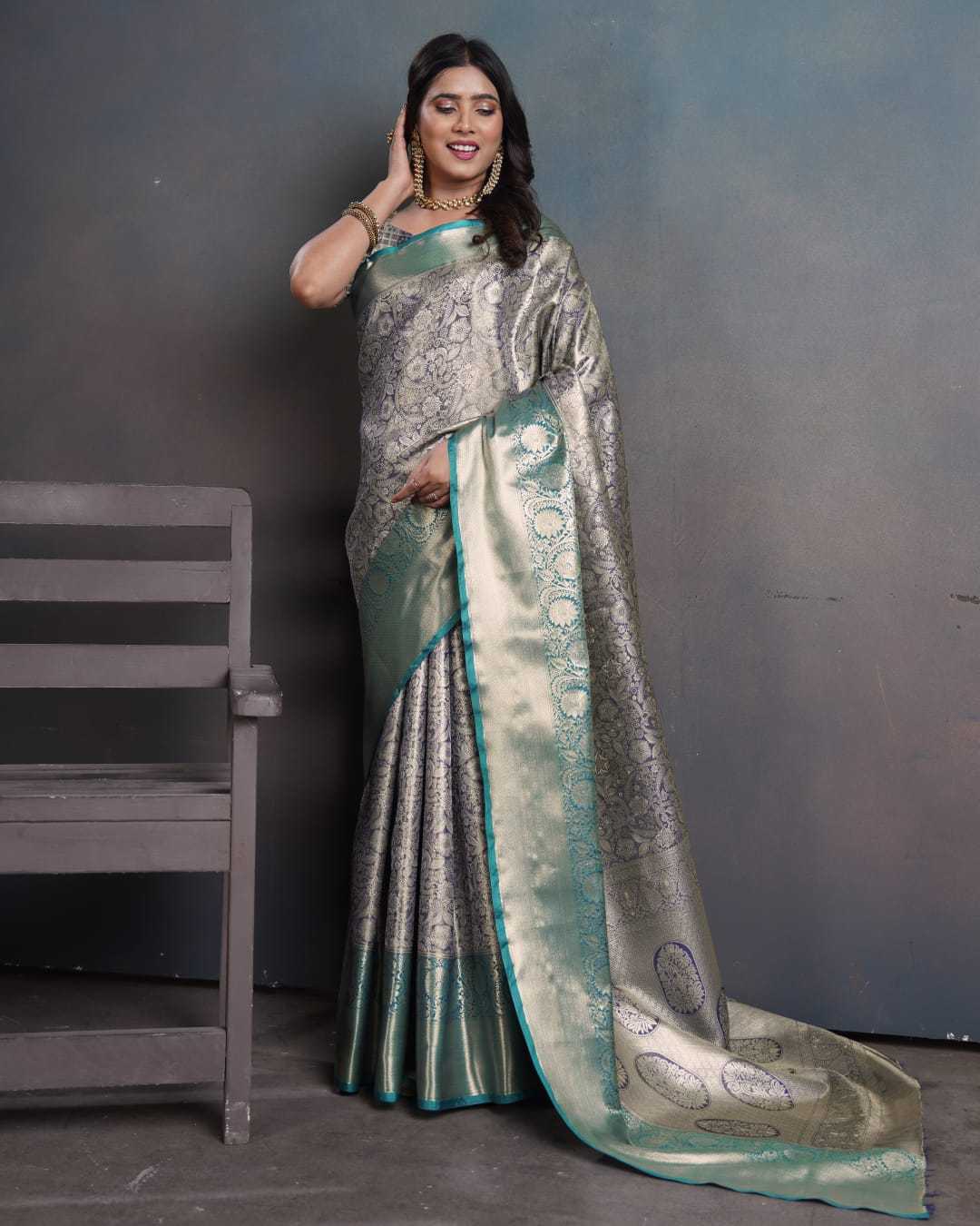 Ynf Kanjivaram Silk KESH692 KANKTALA Silk Sarees Festive Collections Wholesale Kanjivaram Silk Sarees Zari Border Silk Sarees Festival Silk Sarees Manufacturer- Kapda Export