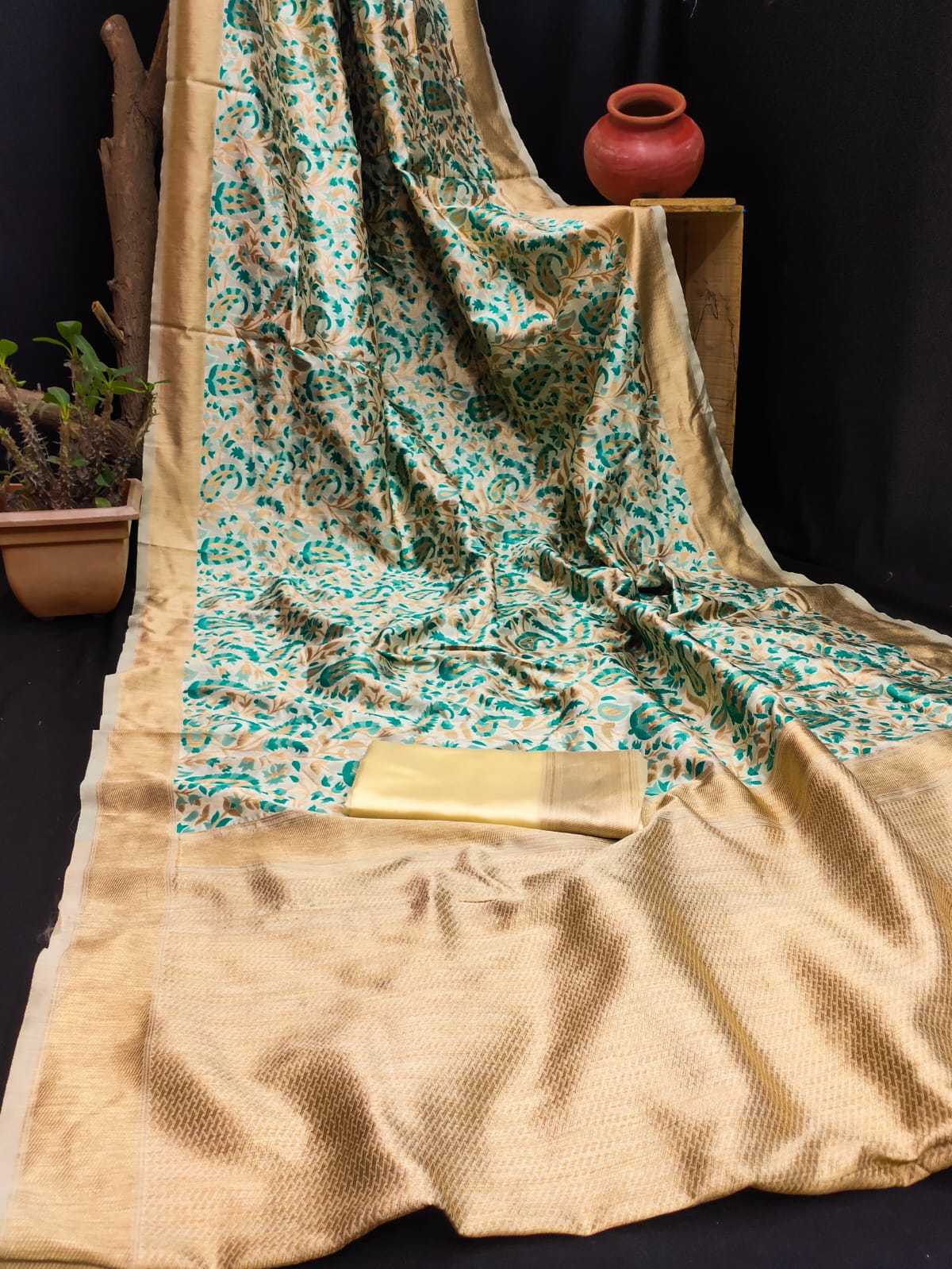 Ynf Kanjivaram Silk KESH705 BAGAAN Silk Sarees Festive Collections Wholesale Kanjivaram Silk Sarees Silk Sarees With Blouse Festival Silk Sarees Manufacturer- Kapda Export