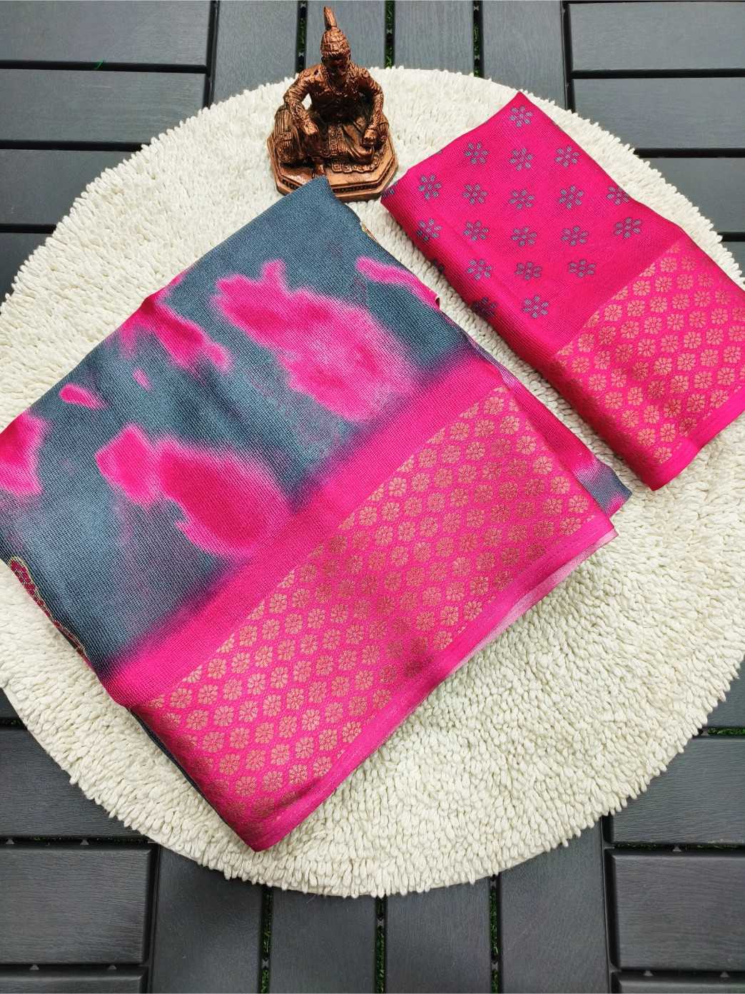 Ynf Kora Silk KESH673 KORA SILK Silk Sarees Wholesale Kora Silk Sarees Printed Silk Saree Festival Silk Sarees Manufacturer- Kapda Export