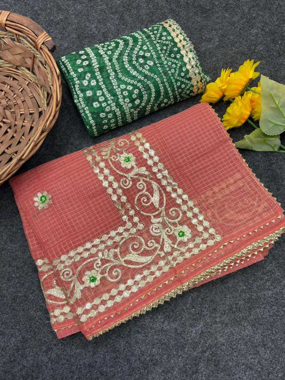 Ynf Kota Checks KESH592 zari weave Sarees Wholesale Party Wear Sarees Zari Sarees Kora Sarees Manufacturer- Kapda Export