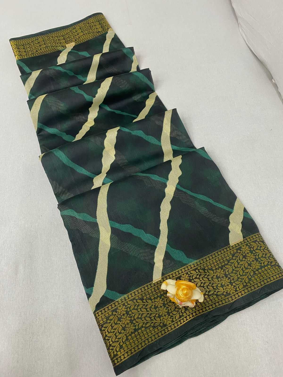 Ynf Muslin Cotton KESH718 SYMPHONY Sarees Wholesale Batik Sarees Embroidered Sarees Bandhani Bandhej Sarees Manufacturer- Kapda Export