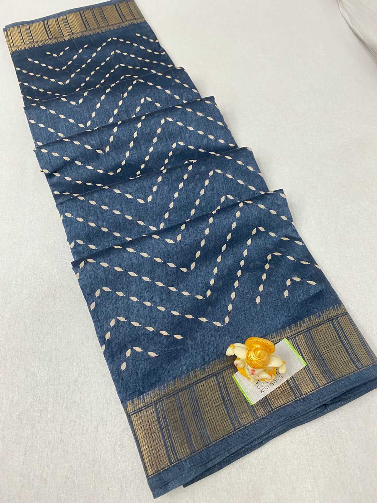 Ynf Muslin Cotton KESH718 SYMPHONY Sarees Wholesale Batik Sarees Embroidered Sarees Bandhani Bandhej Sarees Manufacturer- Kapda Export