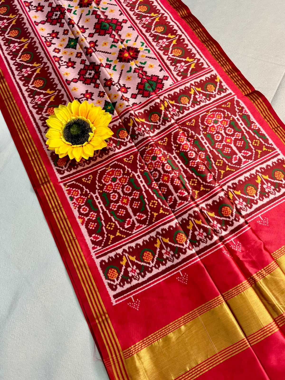 Ynf Patola Silk KESH576 207 Sarees Festive Collections Wholesale Hand Printed Saree Festive Sarees Sarees With Blouse Manufacturer- Kapda Export