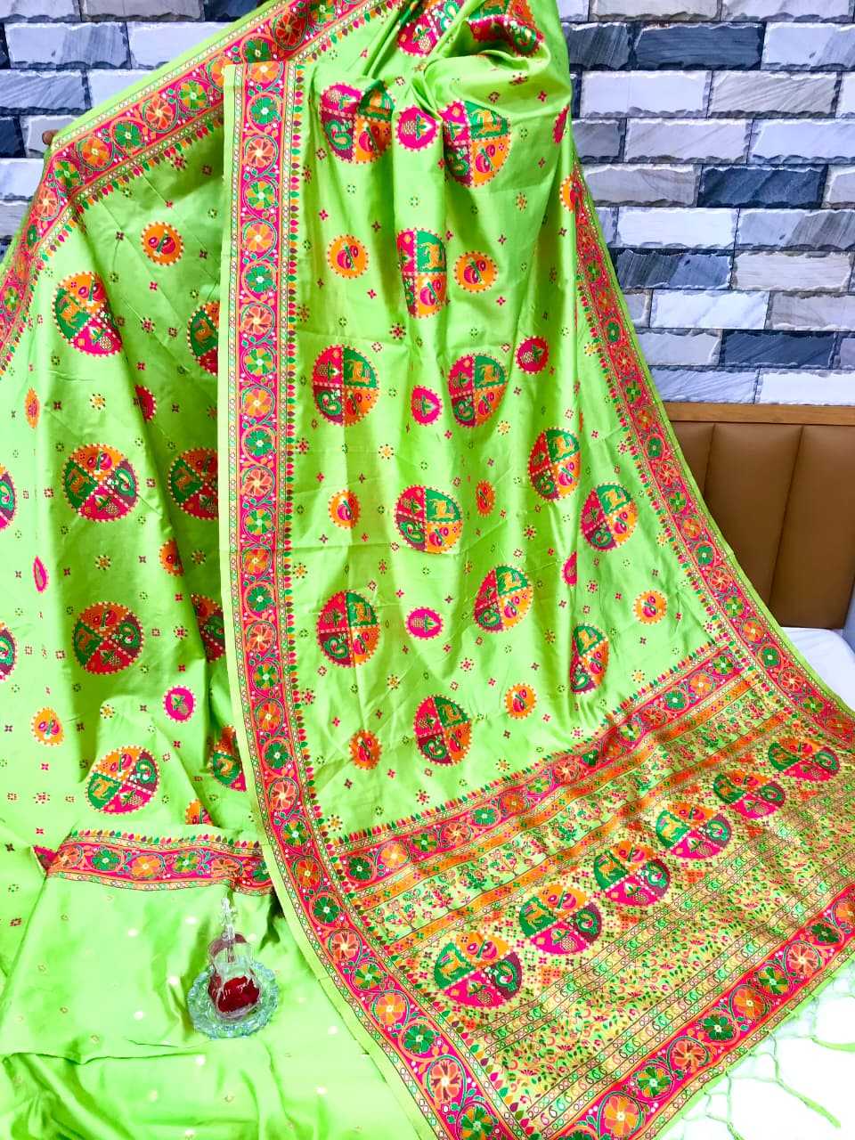 Ynf Premium Silk KESH548 ??????? Sarees Wholesale Party Wear Sarees Printed Sarees Kashmiri Sarees Manufacturer- Kapda Export