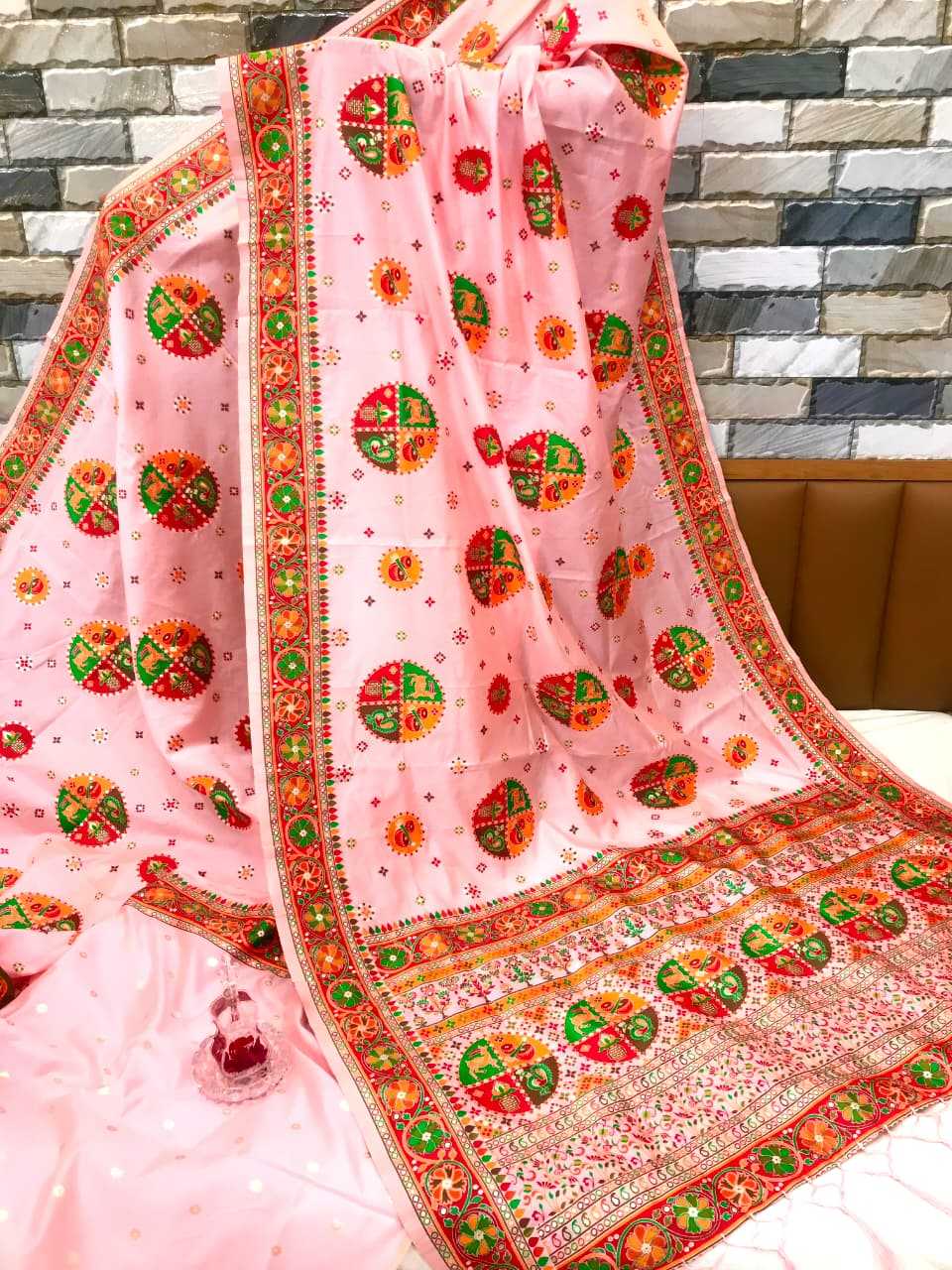 Ynf Premium Silk KESH548 ??????? Sarees Wholesale Party Wear Sarees Printed Sarees Kashmiri Sarees Manufacturer- Kapda Export