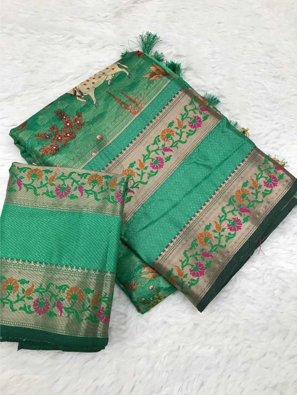 Ynf Premium Silk KESH592 Kota silk Silk Sarees Wholesale Paithani Sarees Kota Sarees Zari Border Silk Sarees Manufacturer- Kapda Export