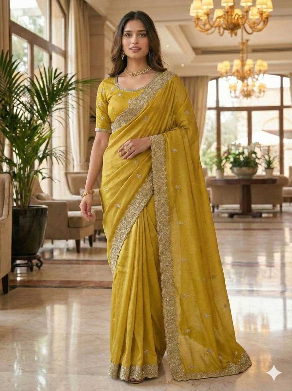 Ynf Premium Silk RIN132 2017 Sarees Wholesale Fancy Sarees Embroidered Sarees Heavy Work Sarees Manufacturer- Kapda Export