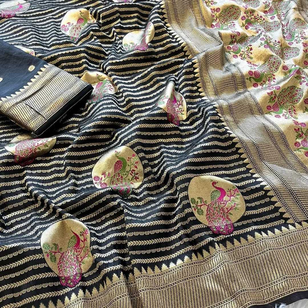 Ynf Pure Cotton KESH484 RAM Sarees Wholesale Fancy Sarees Crape Satin Sarees Zari Border Sarees Manufacturer- Kapda Export