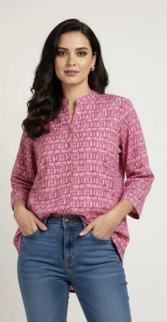 Ynf Pure Cotton KESH585 182 Suits & Dresses Western Wears Festive Collections Wholesale Tops Women Shirts Manufacturer- Kapda Export