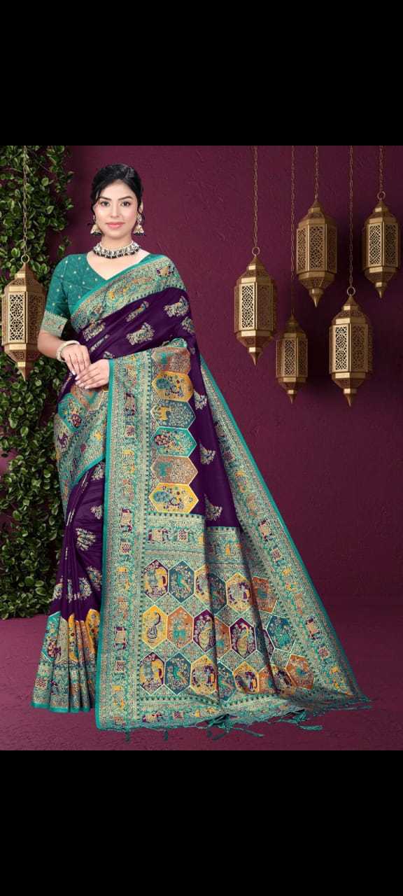 Ynf Pure Silk KESH724 19 Silk Sarees Wholesale Paithani Sarees Soft Silk Sarees Pashmina Silk Sarees Manufacturer- Kapda Export