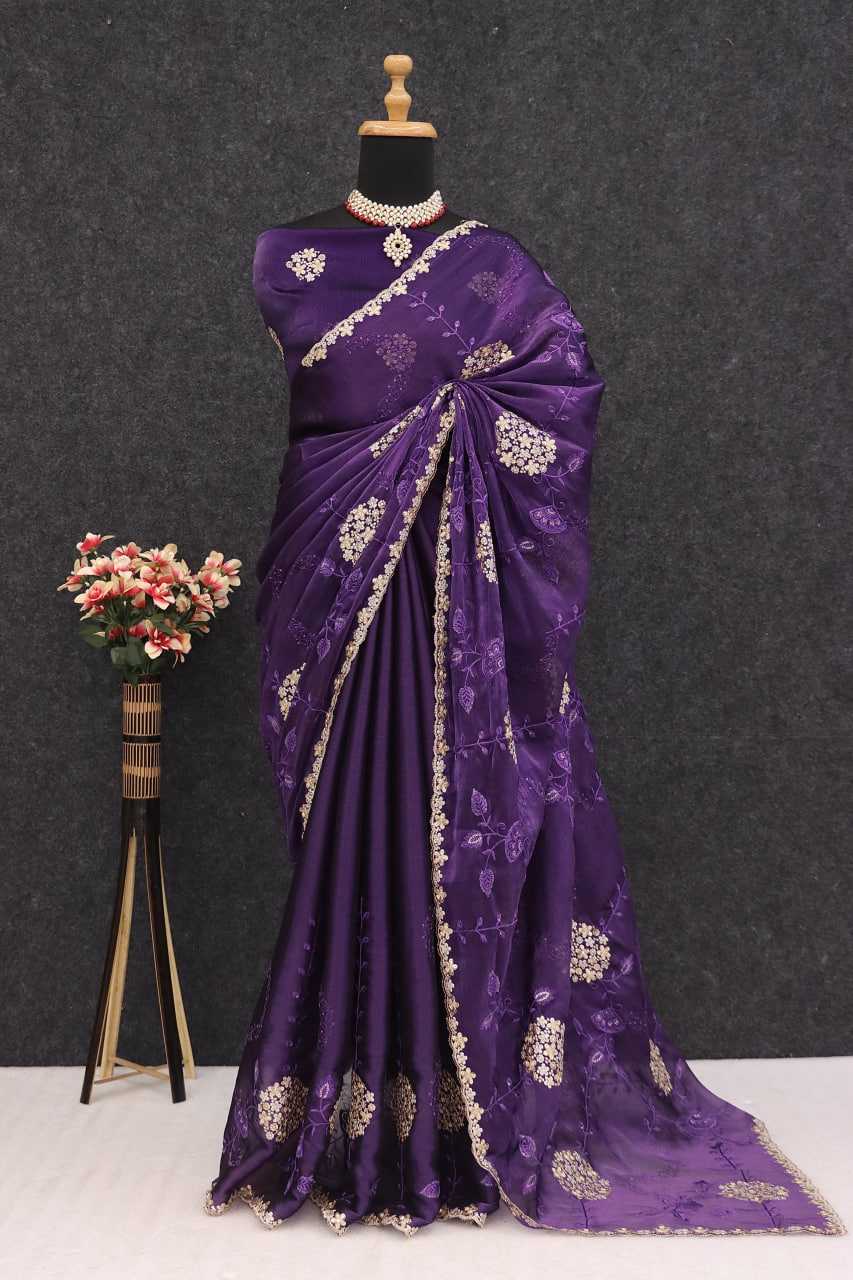 Ynf Pure Soft KESH689 801 Sarees Wholesale Jimmy Choo Sarees Sequence Sarees Chiffon Sarees Manufacturer- Kapda Export