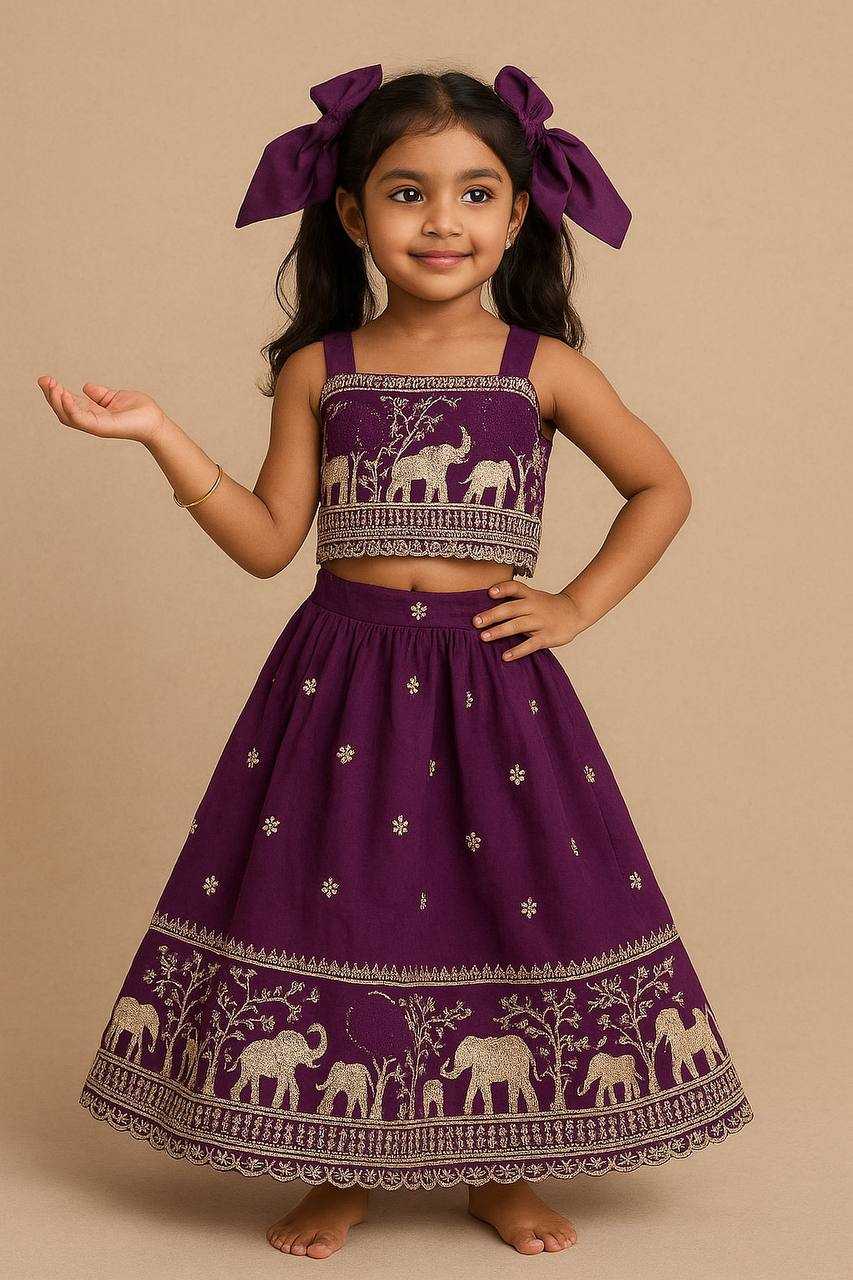 Ynf Pure Soft KESH709 33 Kids Wear Wholesale Kids Lehenga Kids Lehenga Choli Girls Ethnic Wear Manufacturer- Kapda Export