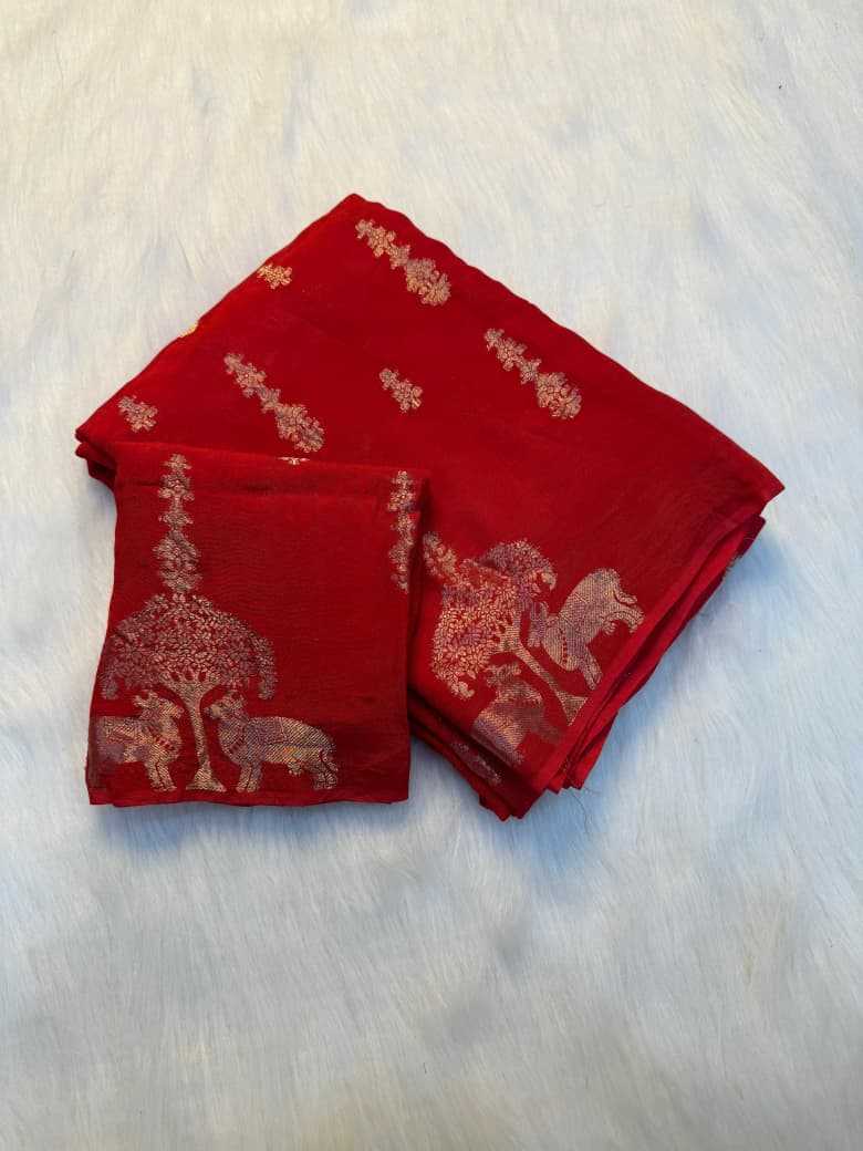 Ynf Pure Viscos KESH604 Sparrow Dola Sarees Wholesale Designer Sarees Ruffle Sarees Jacquard Saree Manufacturer- Kapda Export