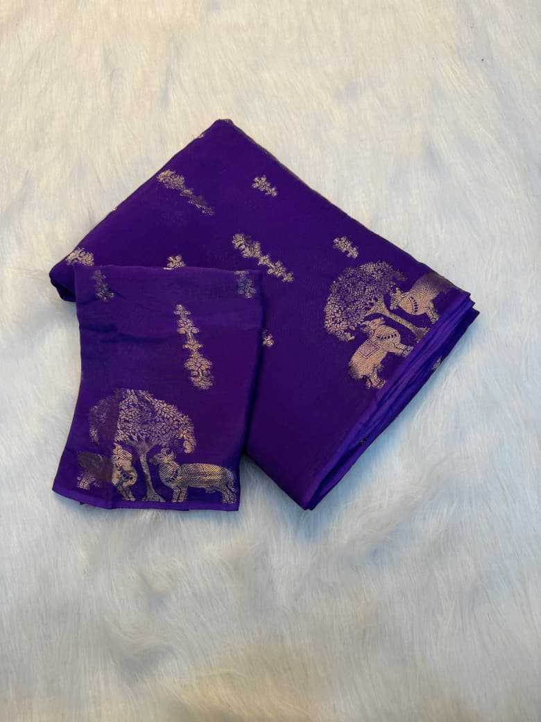 Ynf Pure Viscos KESH604 Sparrow Dola Sarees Wholesale Designer Sarees Ruffle Sarees Jacquard Saree Manufacturer- Kapda Export