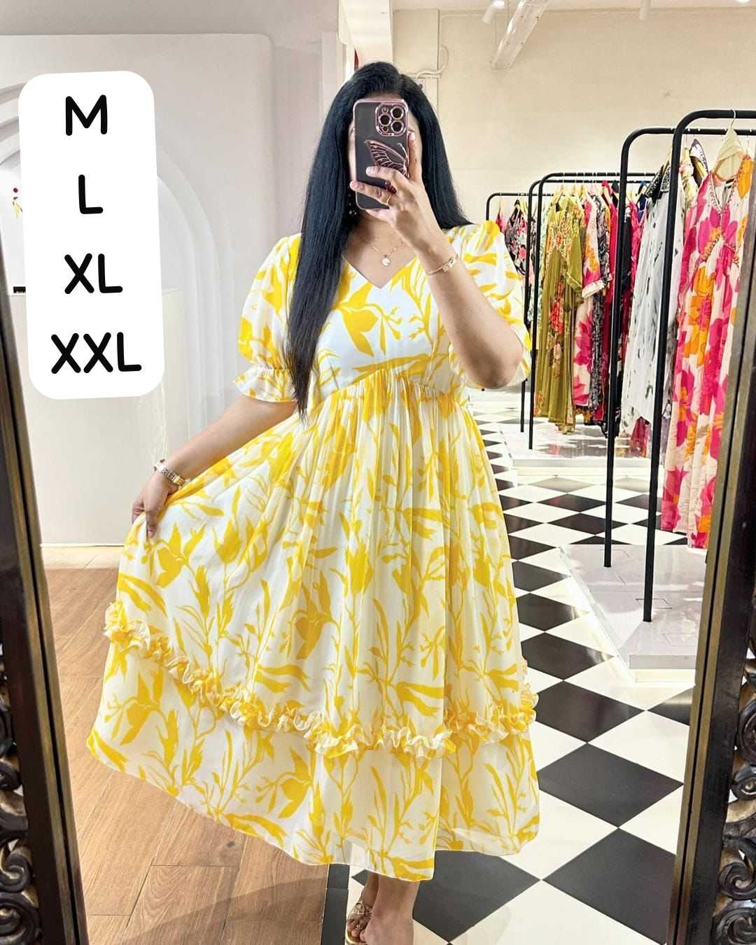 Ynf Reyon Cotton KESH502 107 Suits & Dresses Kurti Western Wears Wholesale Casual Dresses Printed Dresses Party Wear Gown Style Kurtis Manufacturer- Kapda Export